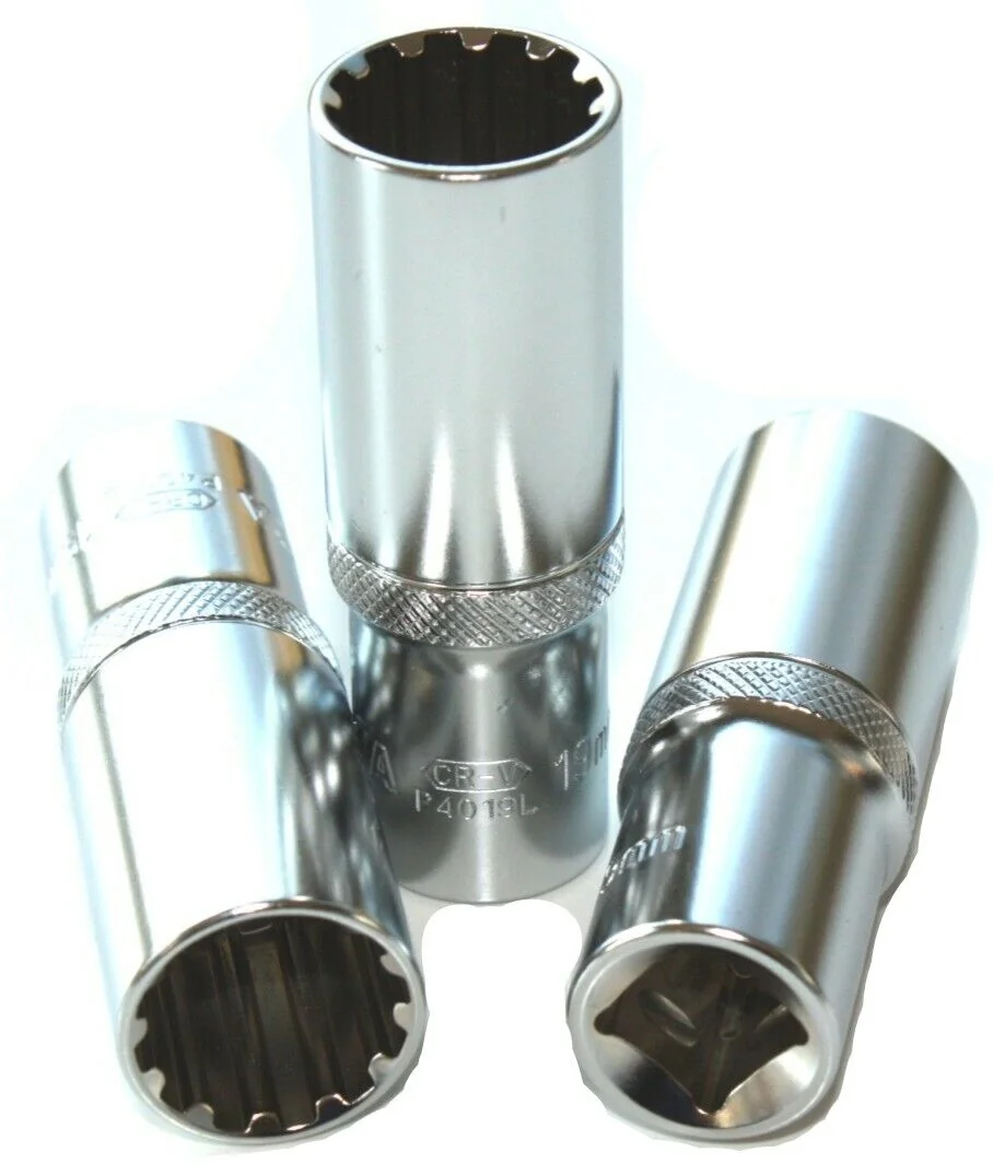 "1/2" Dopsleutel, Spline Dopsleutel, CrV 22mm, lange uitvoering image"