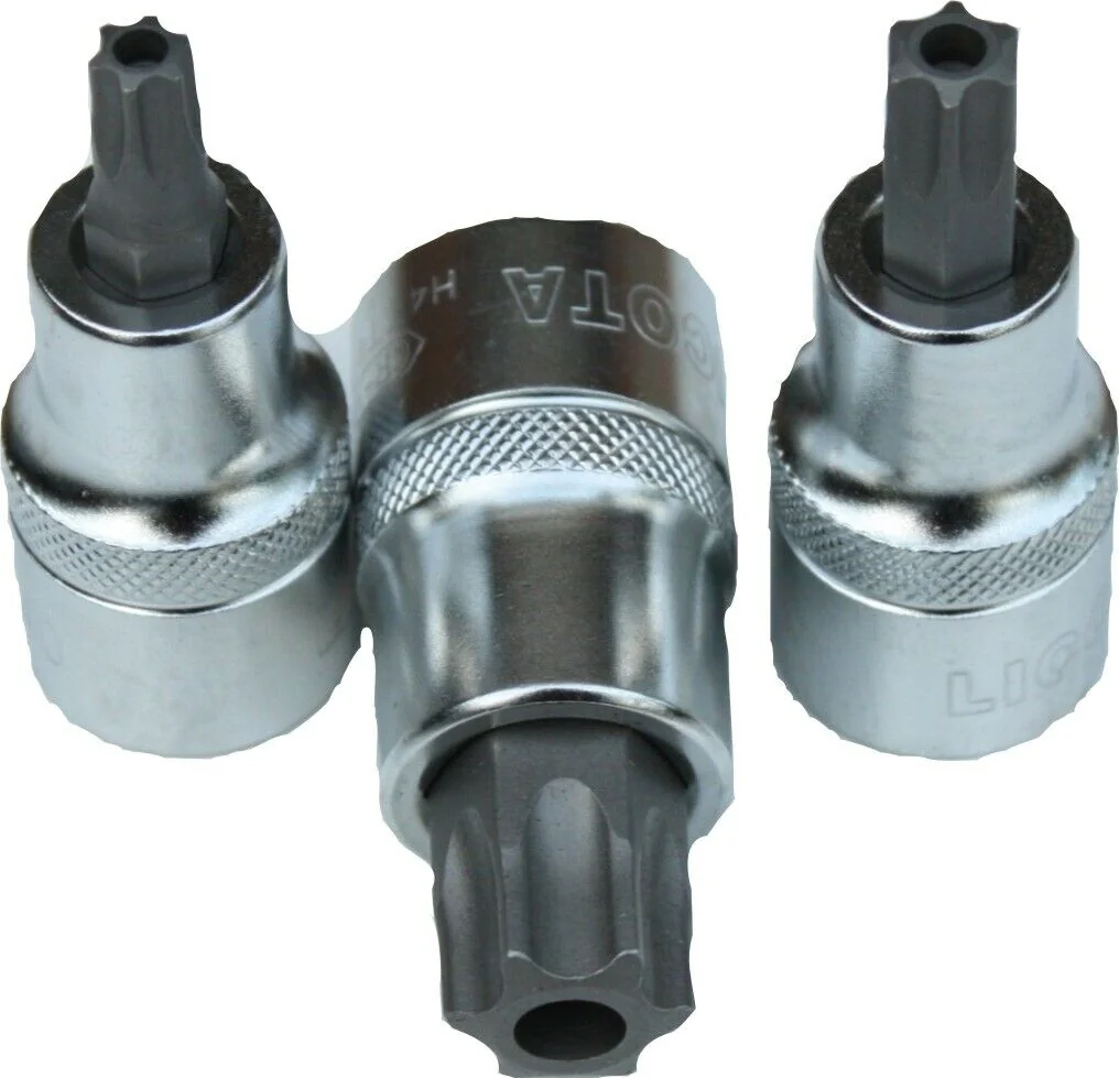 "zeskant dop 1/2 inch T40 met Stirnloch image"