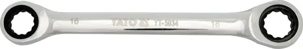 "Dubbele Ringratelsleutel 10/11 mm, 72 Tanden, Chroom Vanadium image"