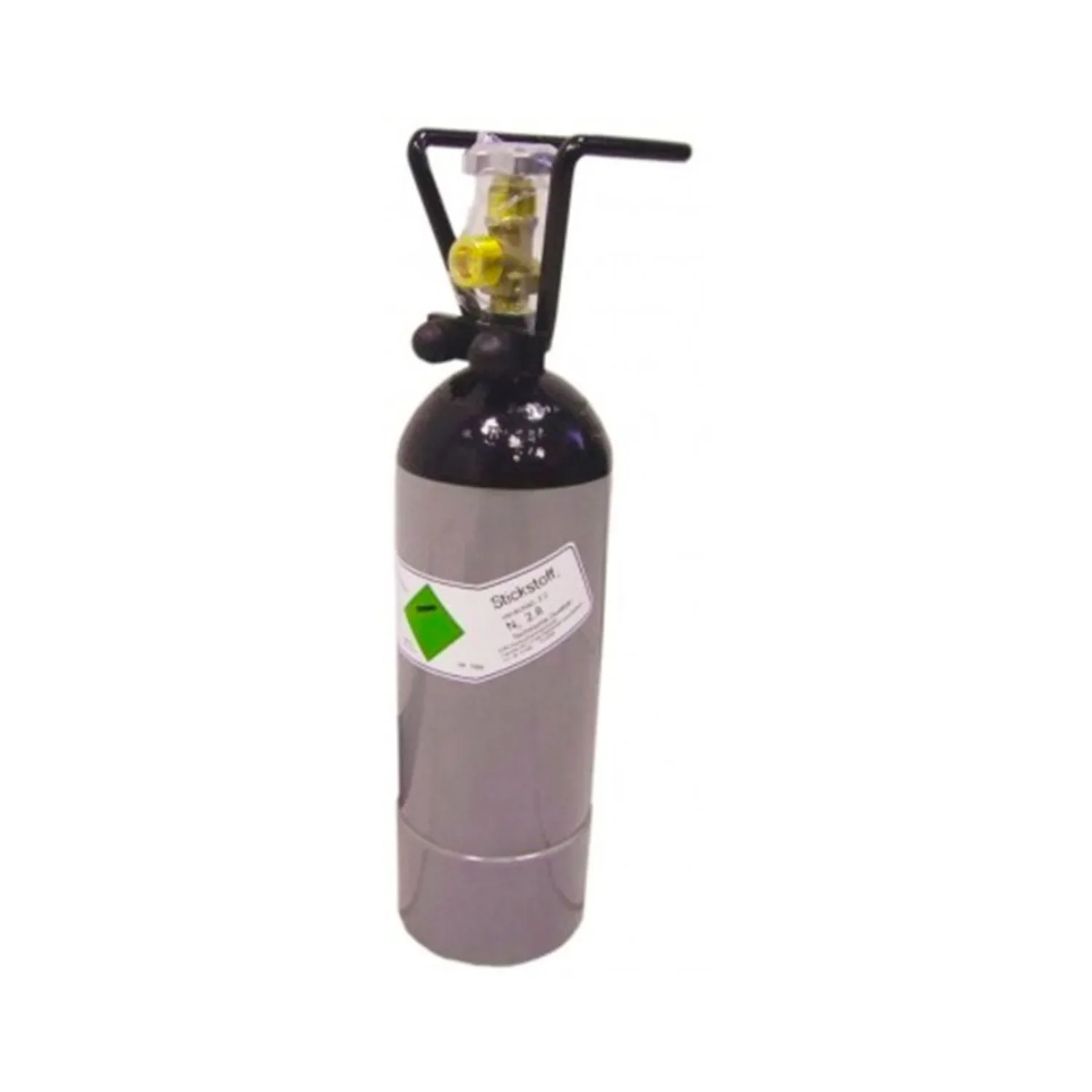 "Stikstof fles (N2), 2L, met flessenhouder image"