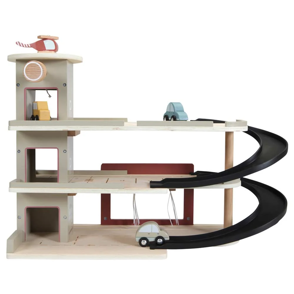 "Little Dutch Houten speelparkeergarage image"
