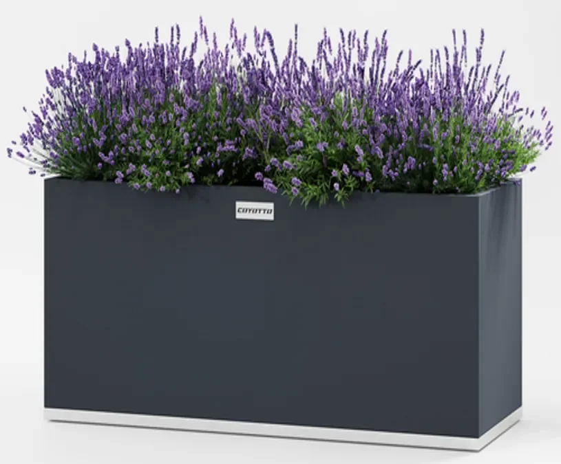 "Rechthoekige Stalen Plantenbak 100x40x75cm - 300L image"