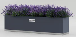 "Metalen Balkonbak 100cm - Verzinkt Staal image"