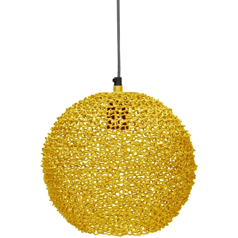 "Kidsdepot hanglamp "Scoop" metaal geel image"