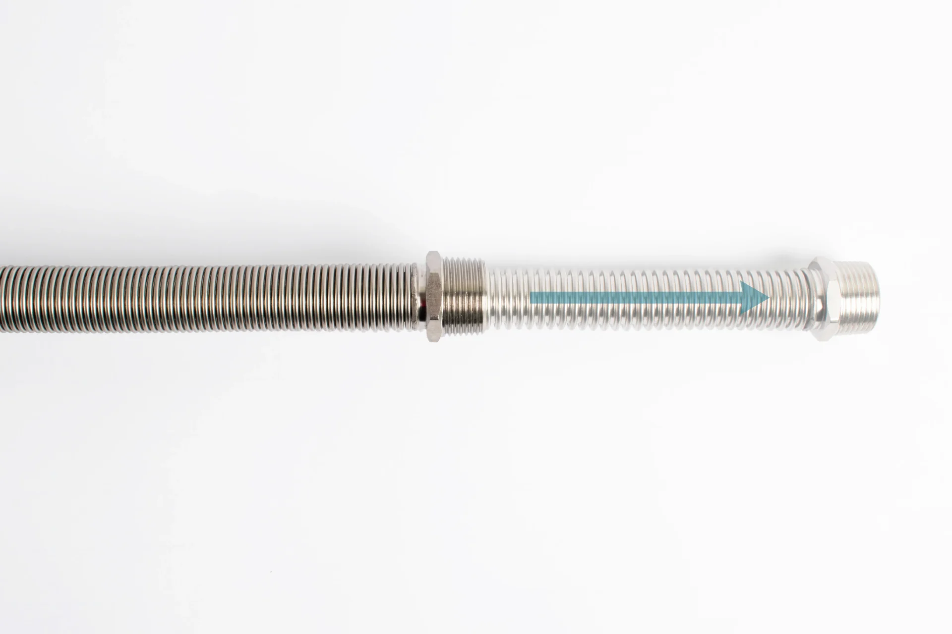 "RVS Wellenschlauch 1/2 inch - Flexibele Waterslang image"