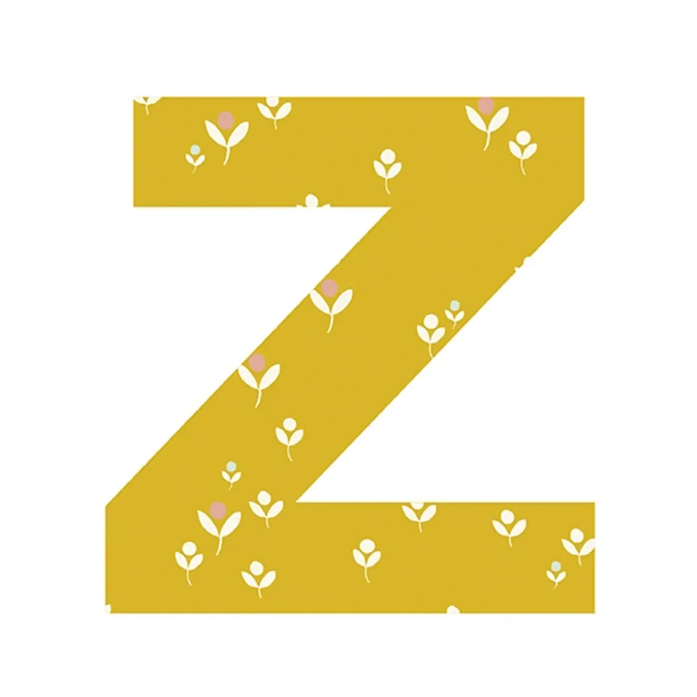 Lilipinso sticker letter gebloemd Z