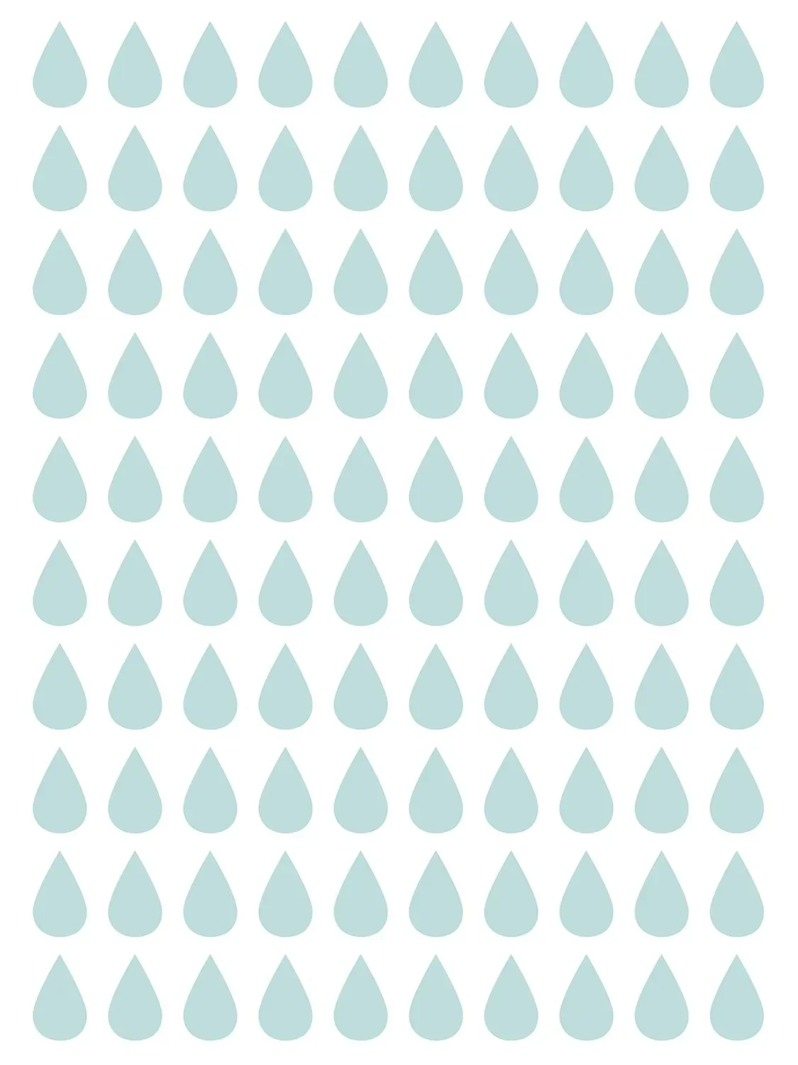 "Lilipinso muursticker basics drops, Kleur: munt image"