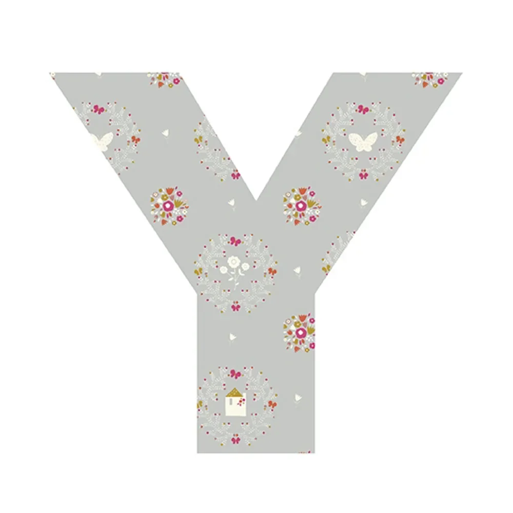 Lilipinso sticker letter gebloemd Y