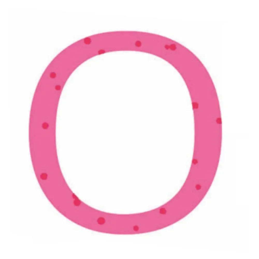 Lilipinso sticker roze letter o