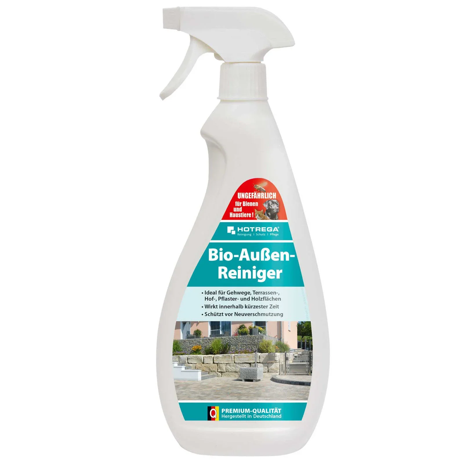 "Buitenreiniger, 750 ml, Terras Reiniger, Tuinmeubel Reiniger, Gevelreiniger, gebrauchsfertige oplossing image"
