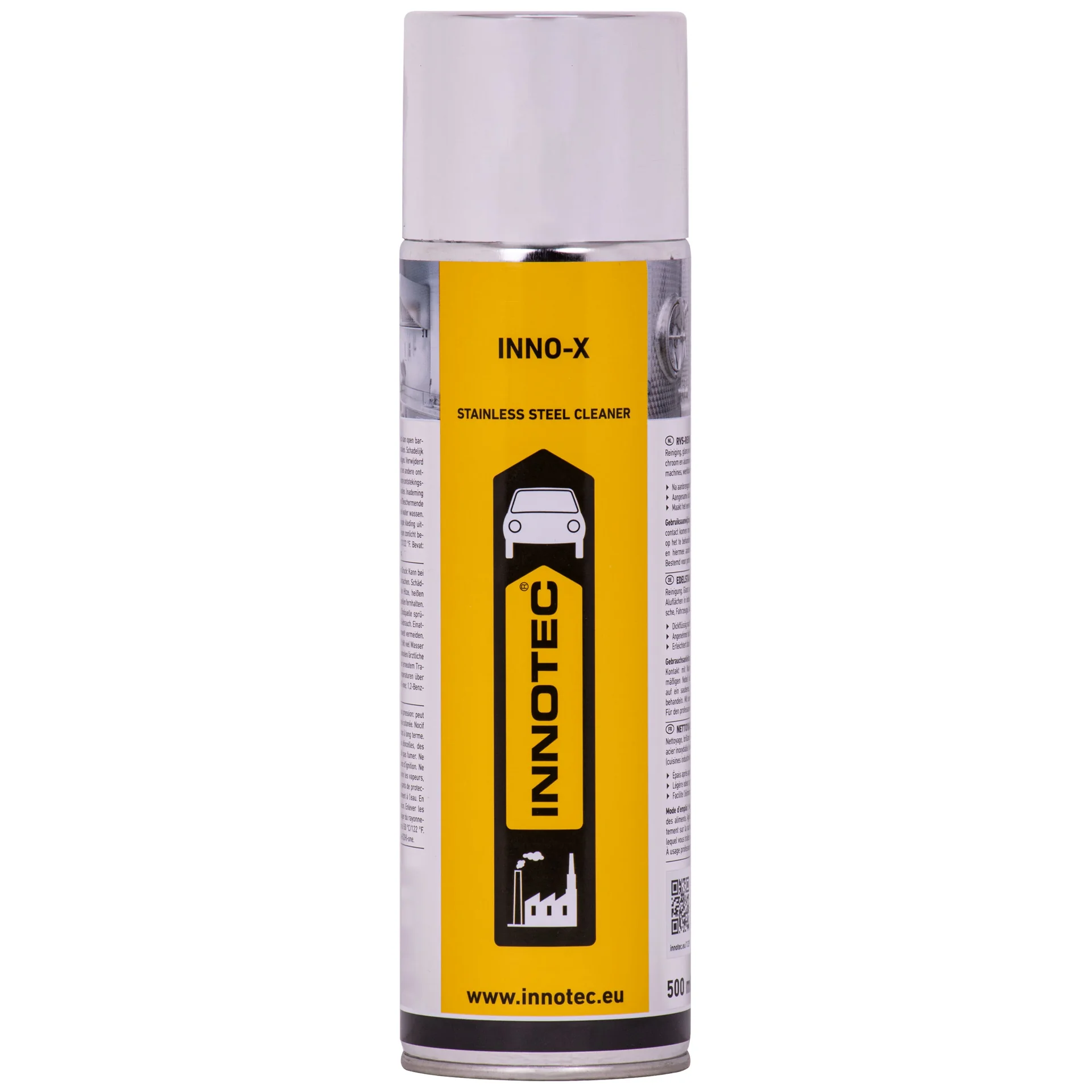 "RVS reiniger, Inno-X, edelstaal/chroom/alu, 500 ml image"