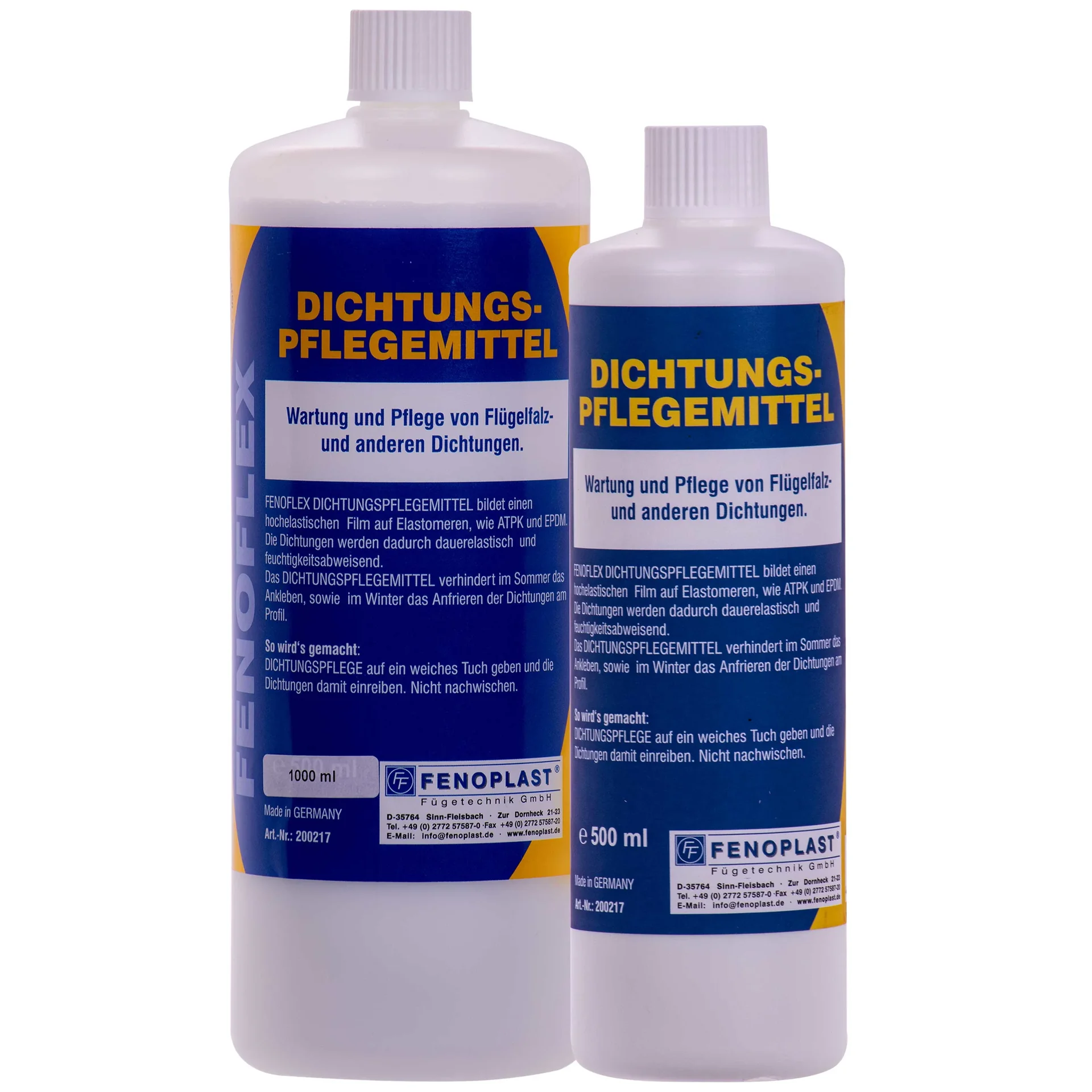 "Afdichtingsrubber onderhoud, Fenoplast Fenoflex dichting bescherming, in verschillende grootte image"