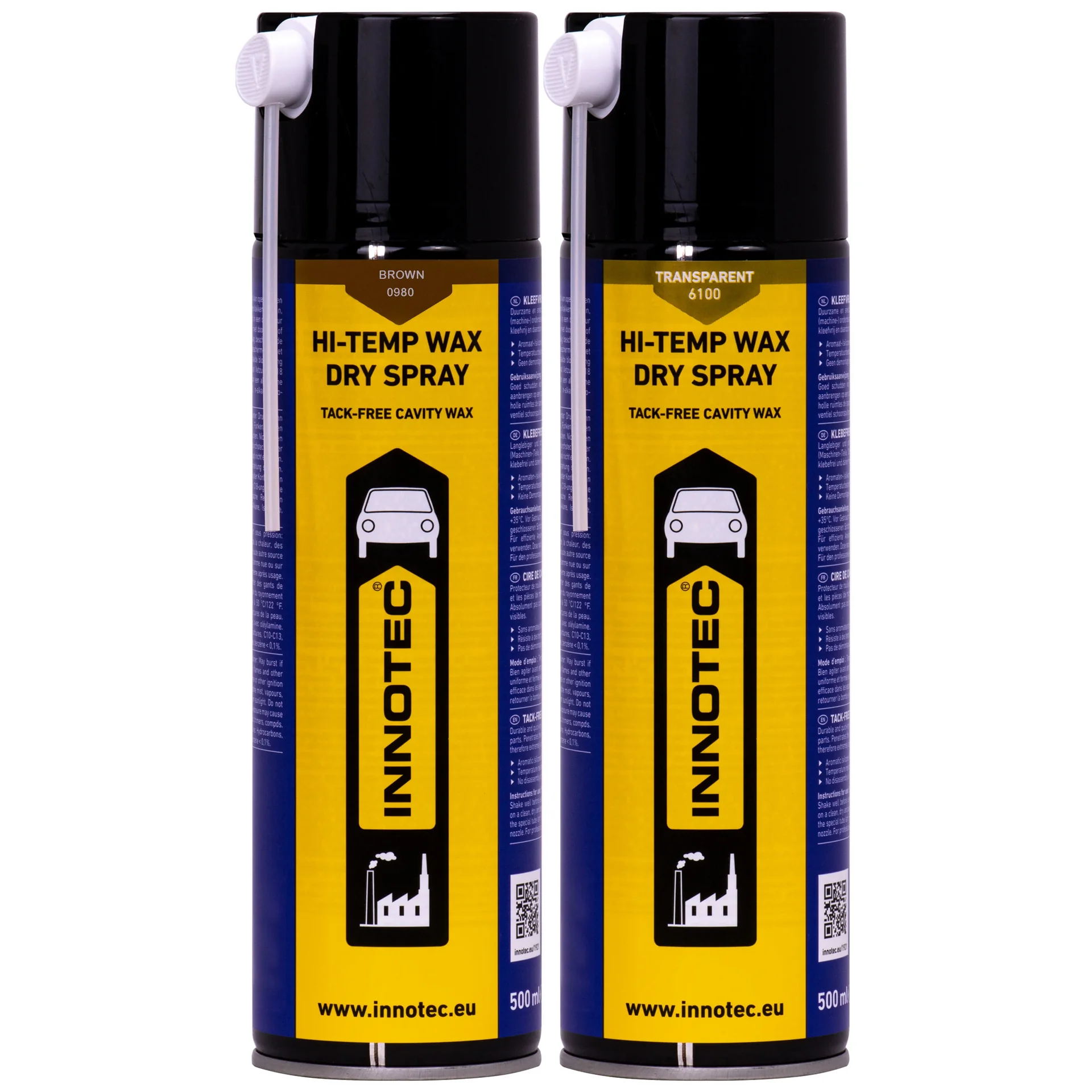 "Hittebestendige wax spray, droge wax spray 500 ml, spuitbus image"