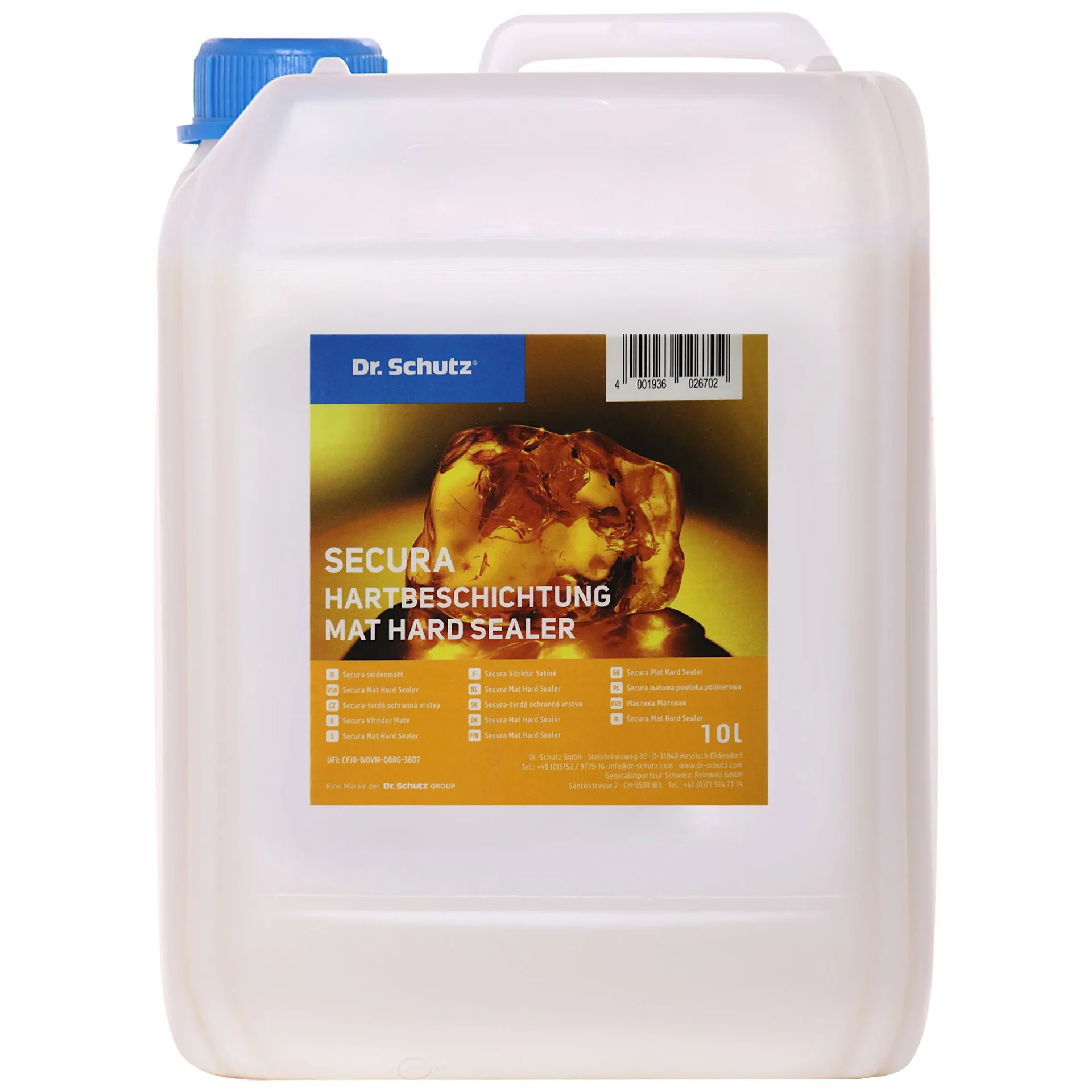 "Parket lak, Houten vloer lak, Vloer lak, seidenmatt, 10 Liter voor ca. 200 m² image"