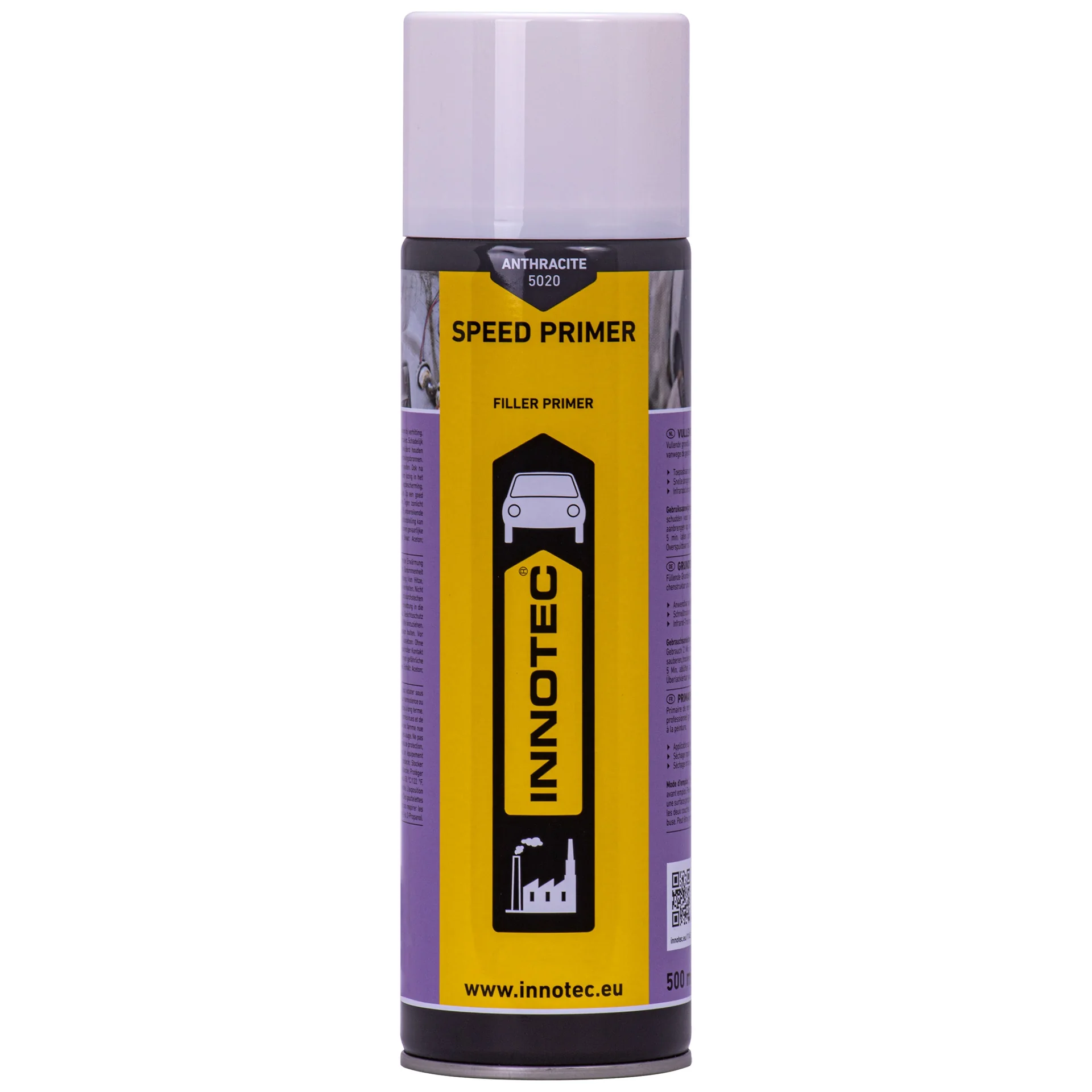 "Primer, sneldrogende primer, antraciet primer 500ml image"