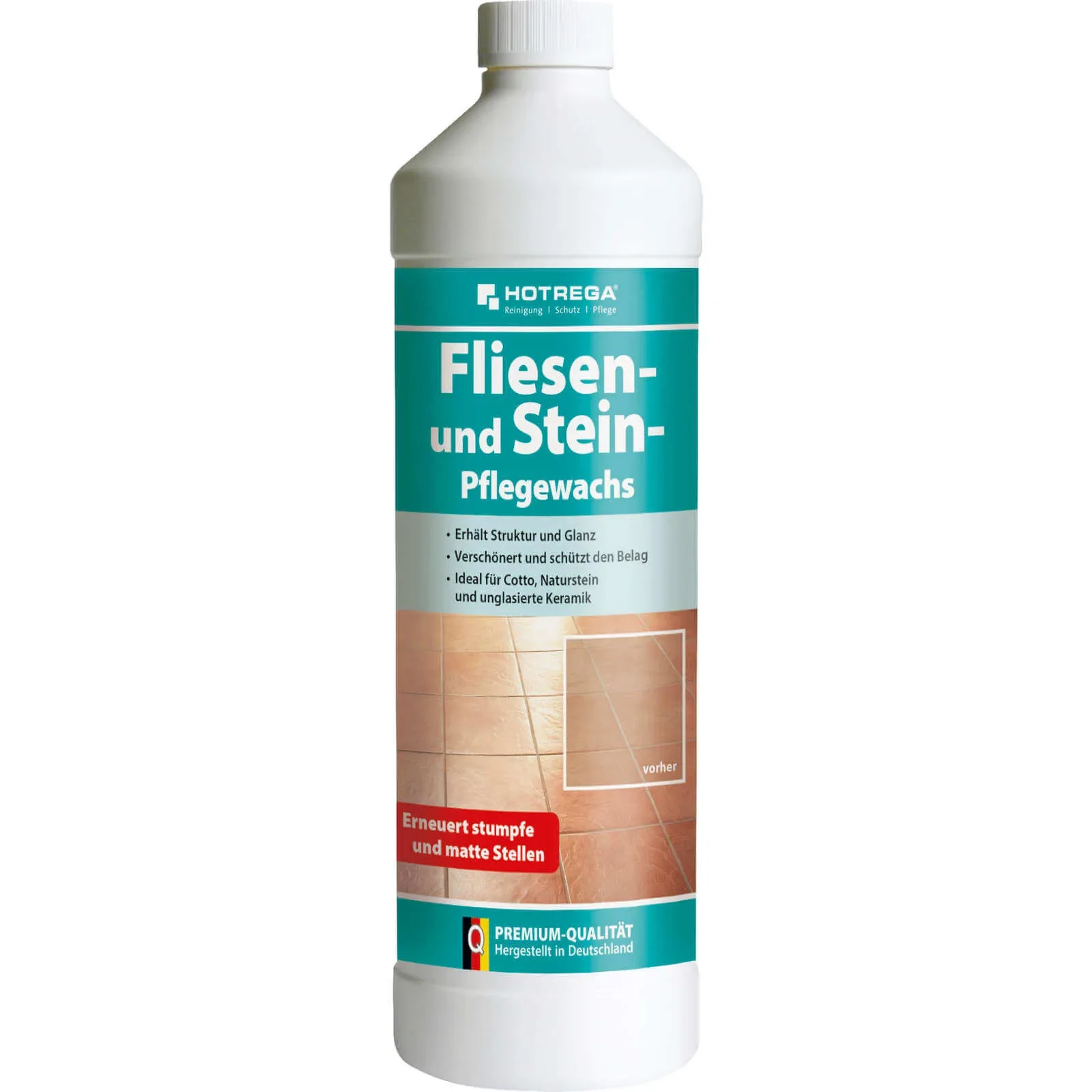 "Tegelwas concentraat, 1 Liter, tegelwas, steenwas, tegelonderhoud image"