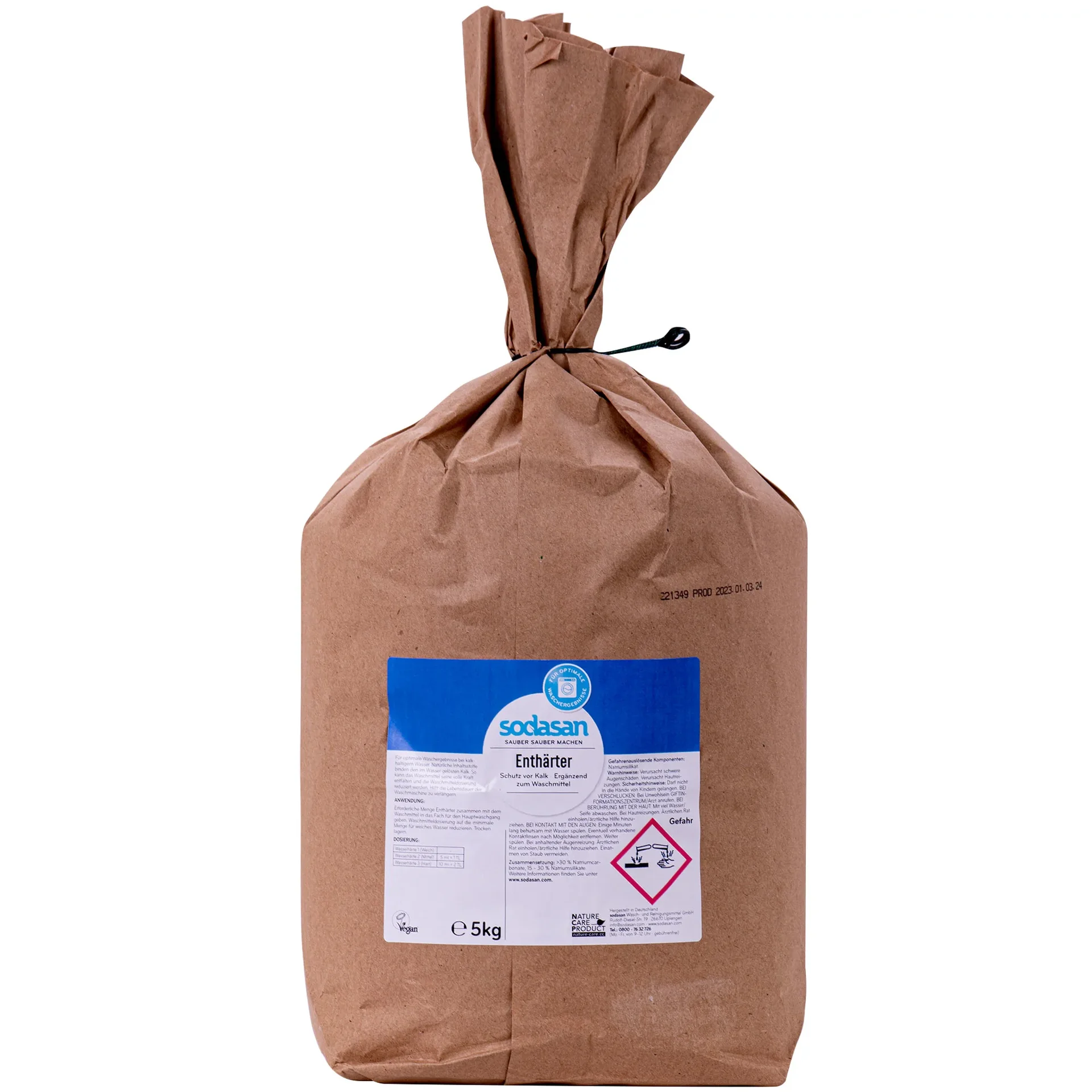 "Waterontharder 5kg, Sodasan Enthärter Papiersack, waterverzachter image"