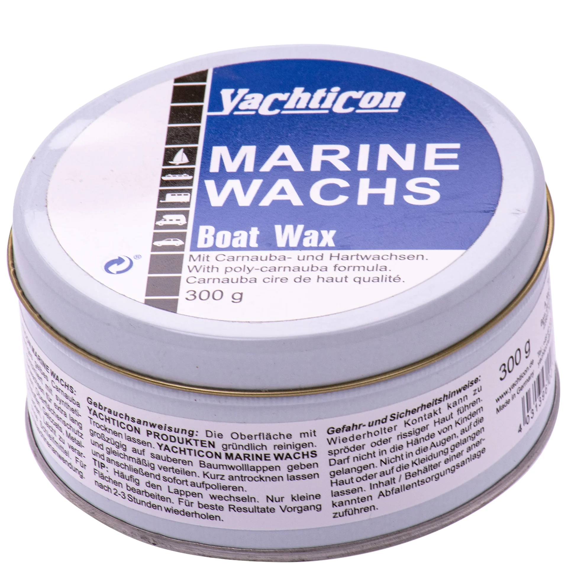 Boot wax, wax voor boot, marine wax, 300g, boot onderhoud wax