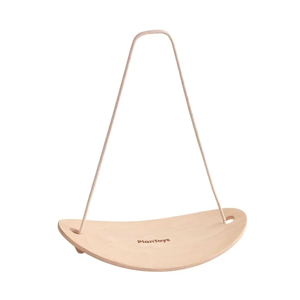 "Plan Toys balanceerplank hout naturel image"