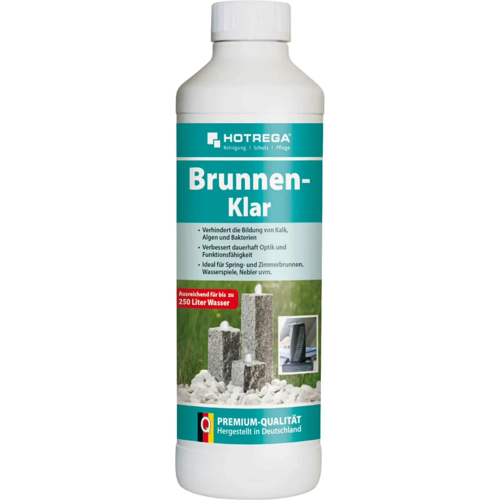 "Fontein reiniger, 500 ml, Fontein schoonmaken, Fontein helder houden, Fontein onderhoud image"