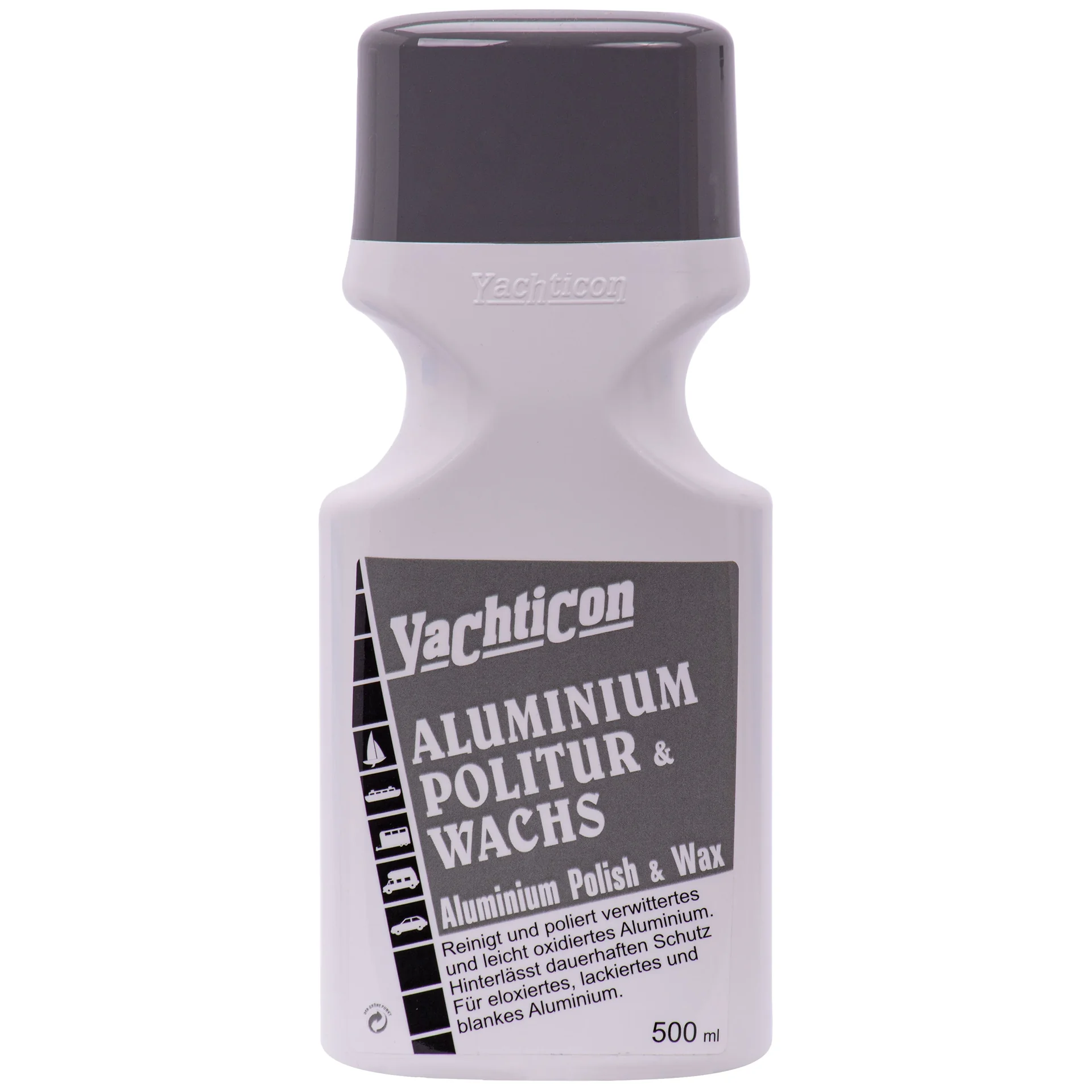 Aluminium polijsten, aluminium poetsen, aluminium polijstmiddel, aluminium wax, 500 ml