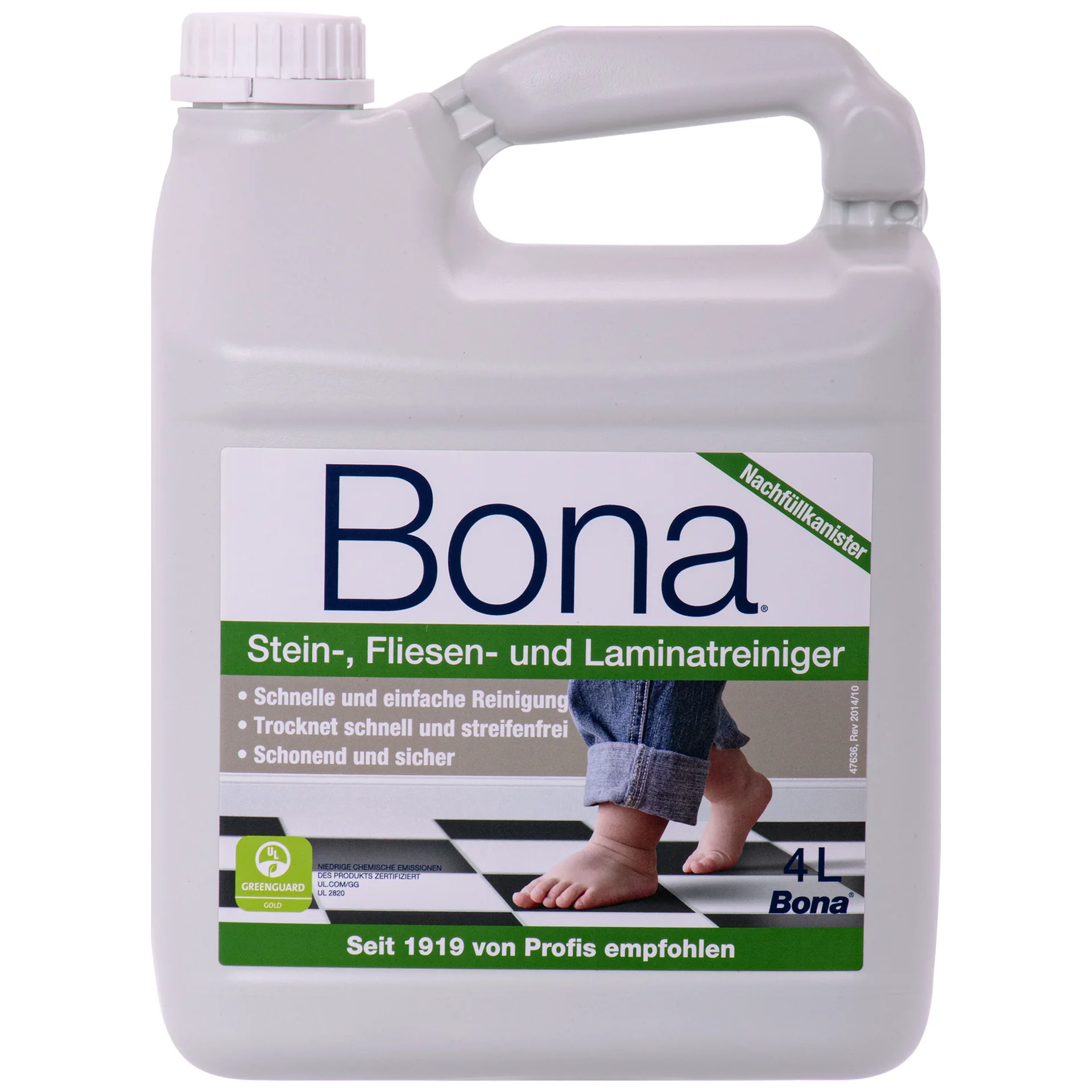 "Bona Reiniger 4 Liter, Steen, tegels en laminaat navulling voor spraymop image"