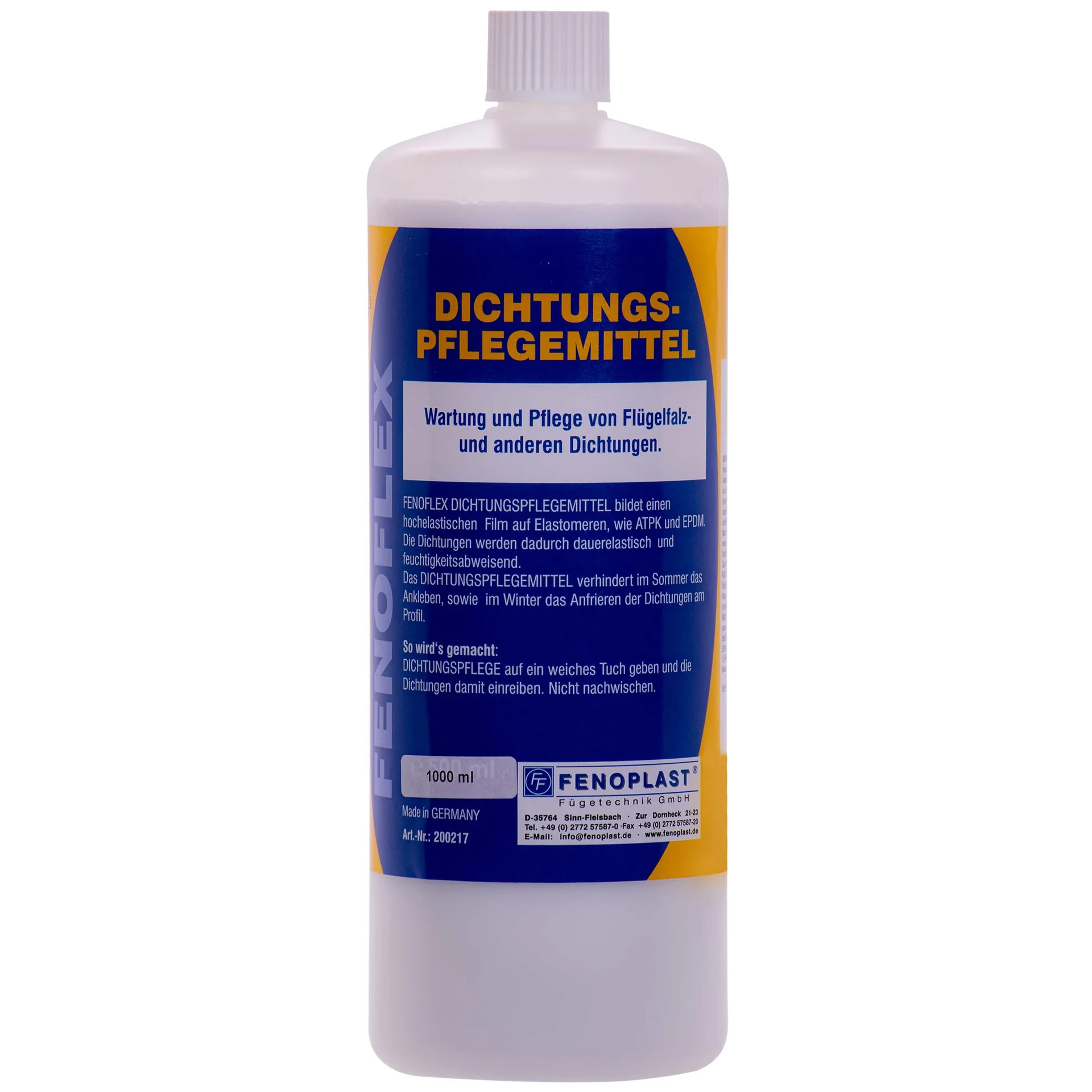 "Rubber afdichting onderhoud, afdichtingsrubber verzorging, rubber bescherming, 1000 ml image"