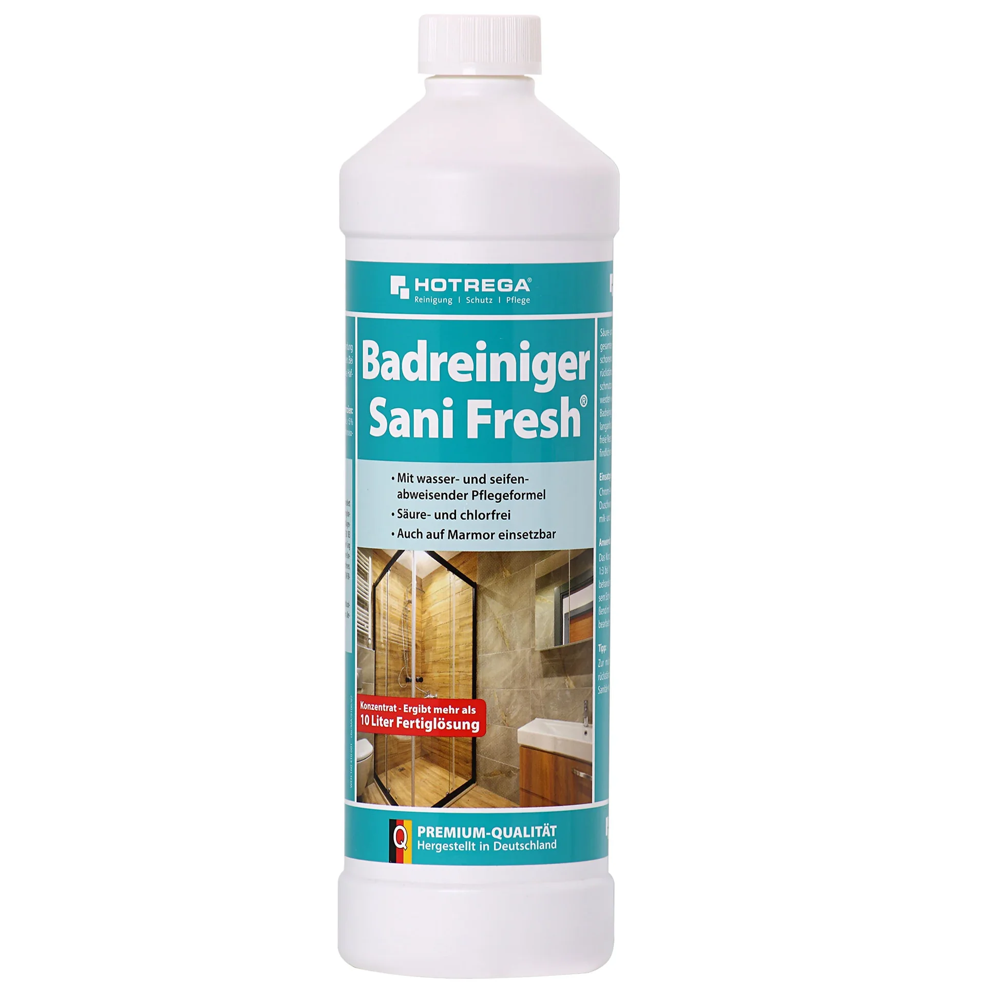"Badkamerreiniger concentraat, 1 liter, sanitair reiniger, badkamer schoonmaken image"