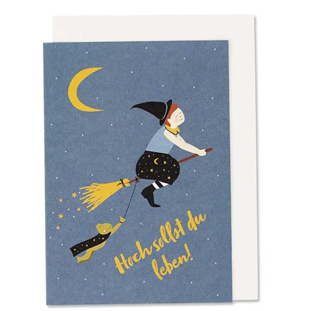 "Ava & Yves wenskaart heks image"