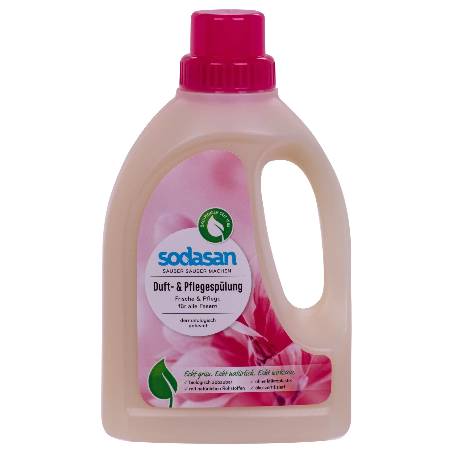 "Wasverzachter, natuurlijke wasverzachter, 750ml met magnolia frisse image"