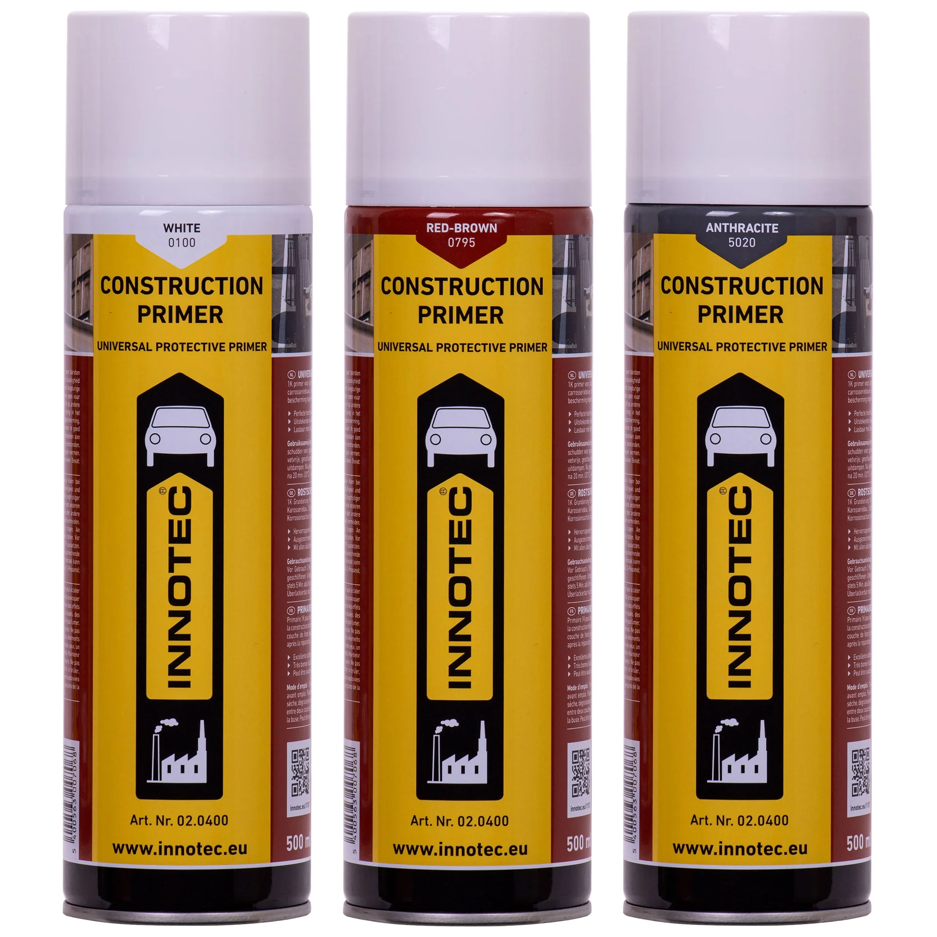 "Primer, Constructie Primer, Hechtprimer, 500 ml grondverf in verschillende kleuren image"