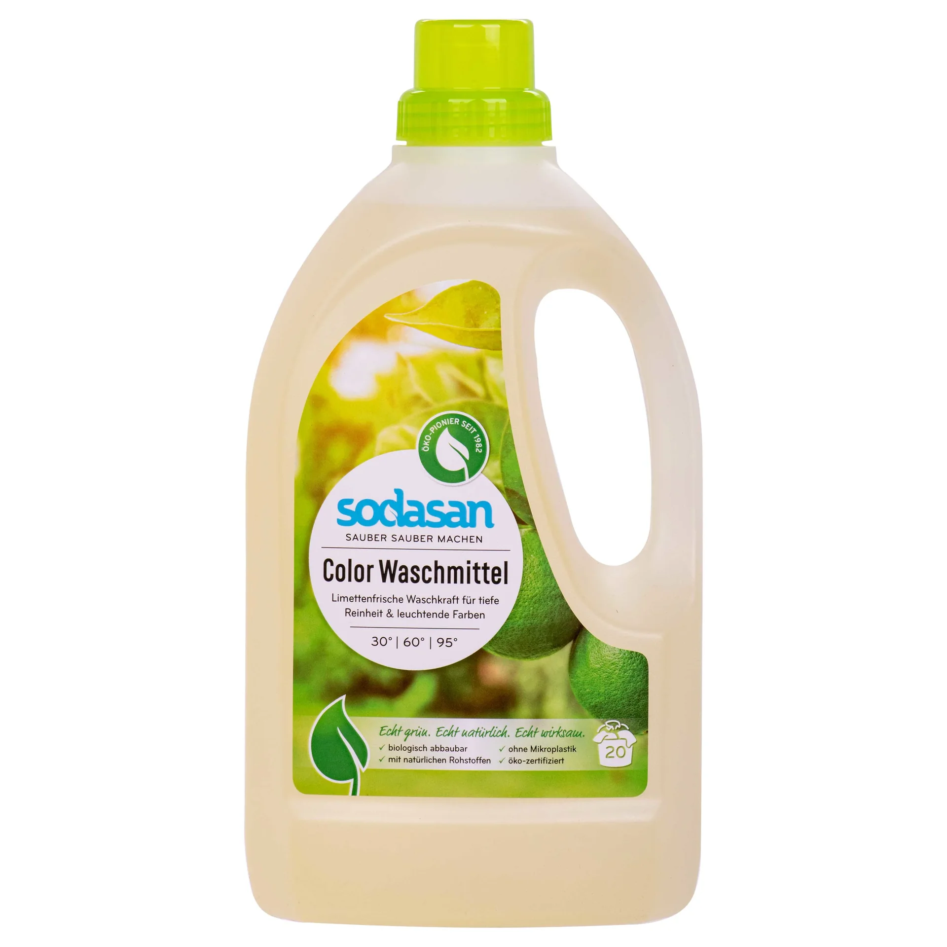 "Wasmiddel voor gekleurde was, vloeibaar, limoen, color, 1,5 liter image"