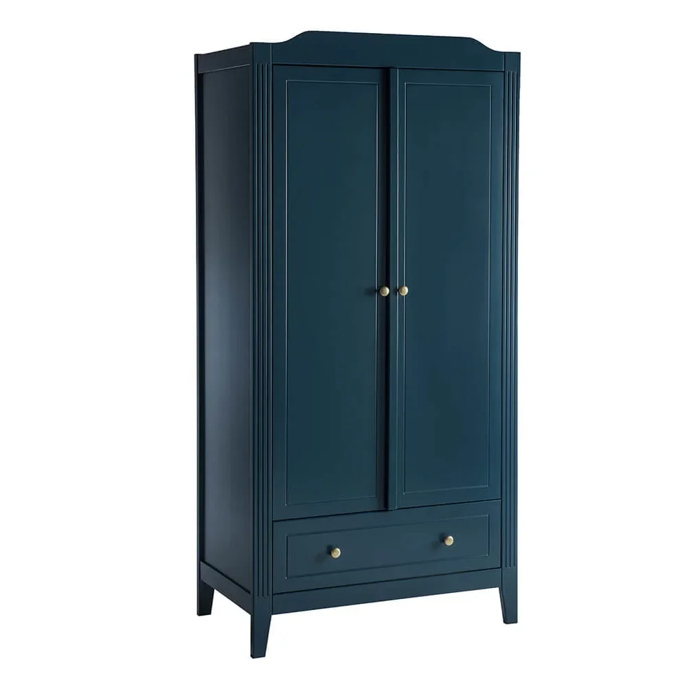 Maison Charlotte kledingkast Opera 2 deuren donkerblauw