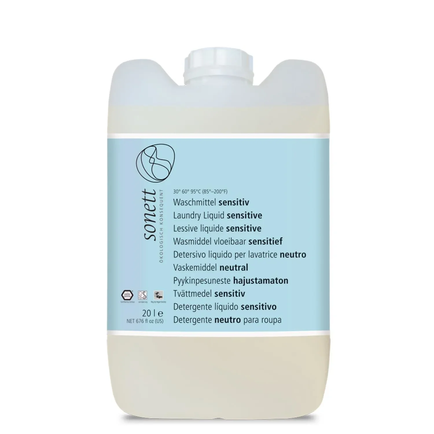 "Wasmiddel gevoelige huid, vloeibaar wasmiddel, 20 Liter, wasmiddel zonder parfum image"