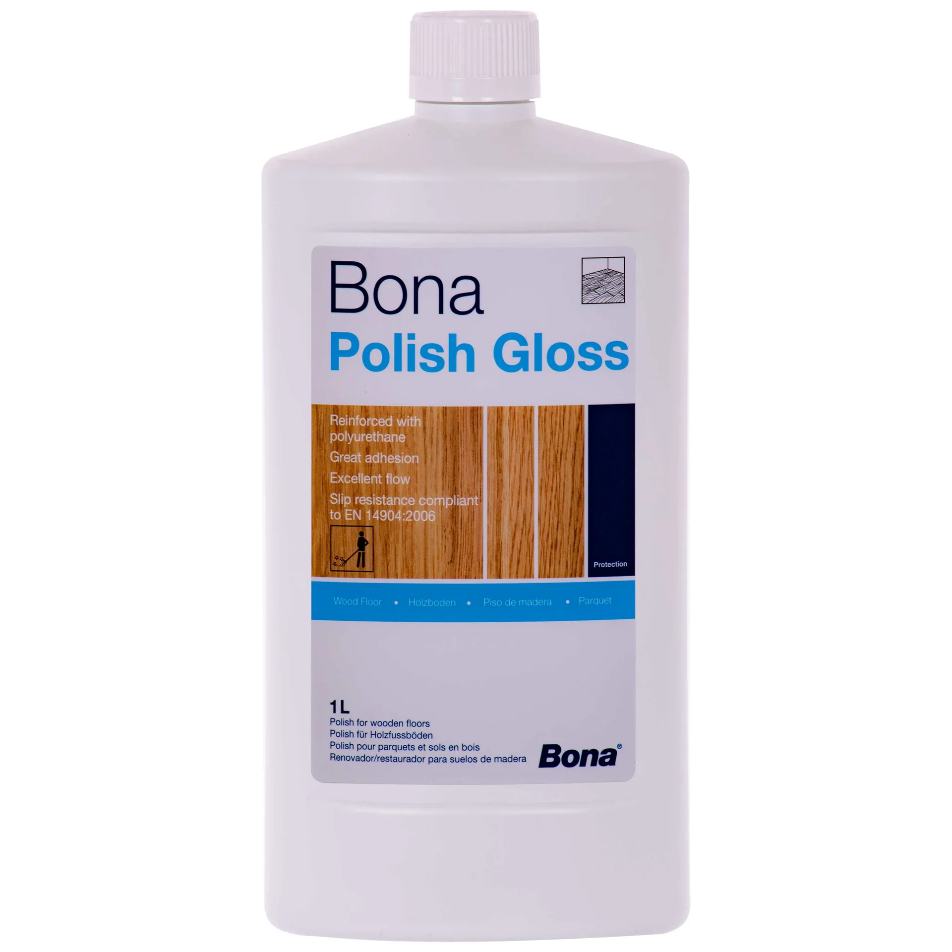 "Parket reiniger, Parket onderhoud, Parket polish, 1 Liter glanzend, Parket glans image"