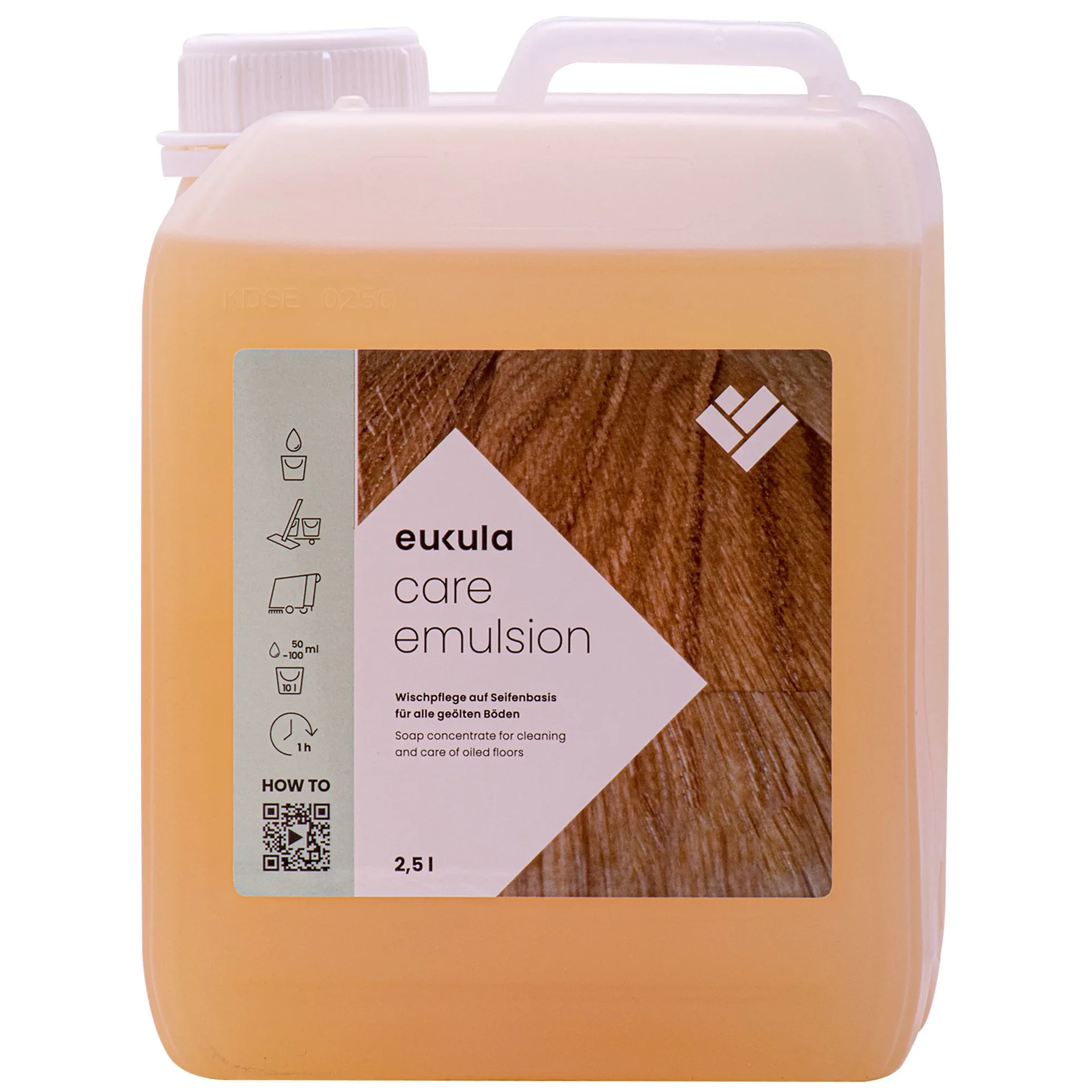 "Onderhoudsemulsie 2,5 Liter, vloeronderhoud, parket onderhoudsmiddel image"