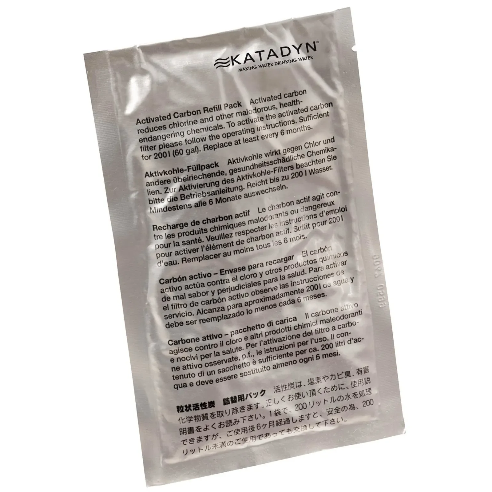 Waterfilter koolstof, actieve kool waterfilter, waterfilter navulling, 2 stuks