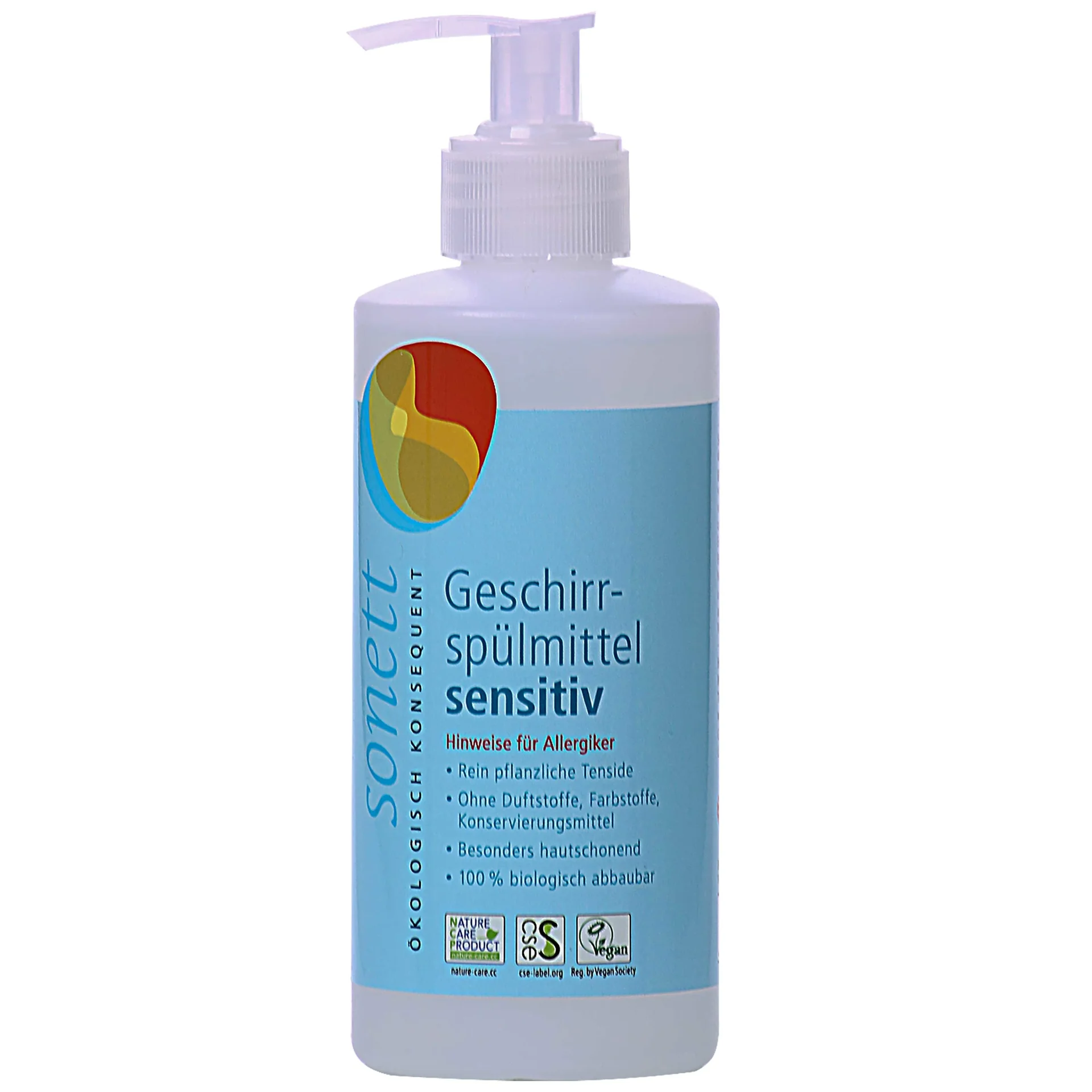 Afwasmiddel gevoelige huid, 300ml Spenderflasche, Milde afwasmiddel