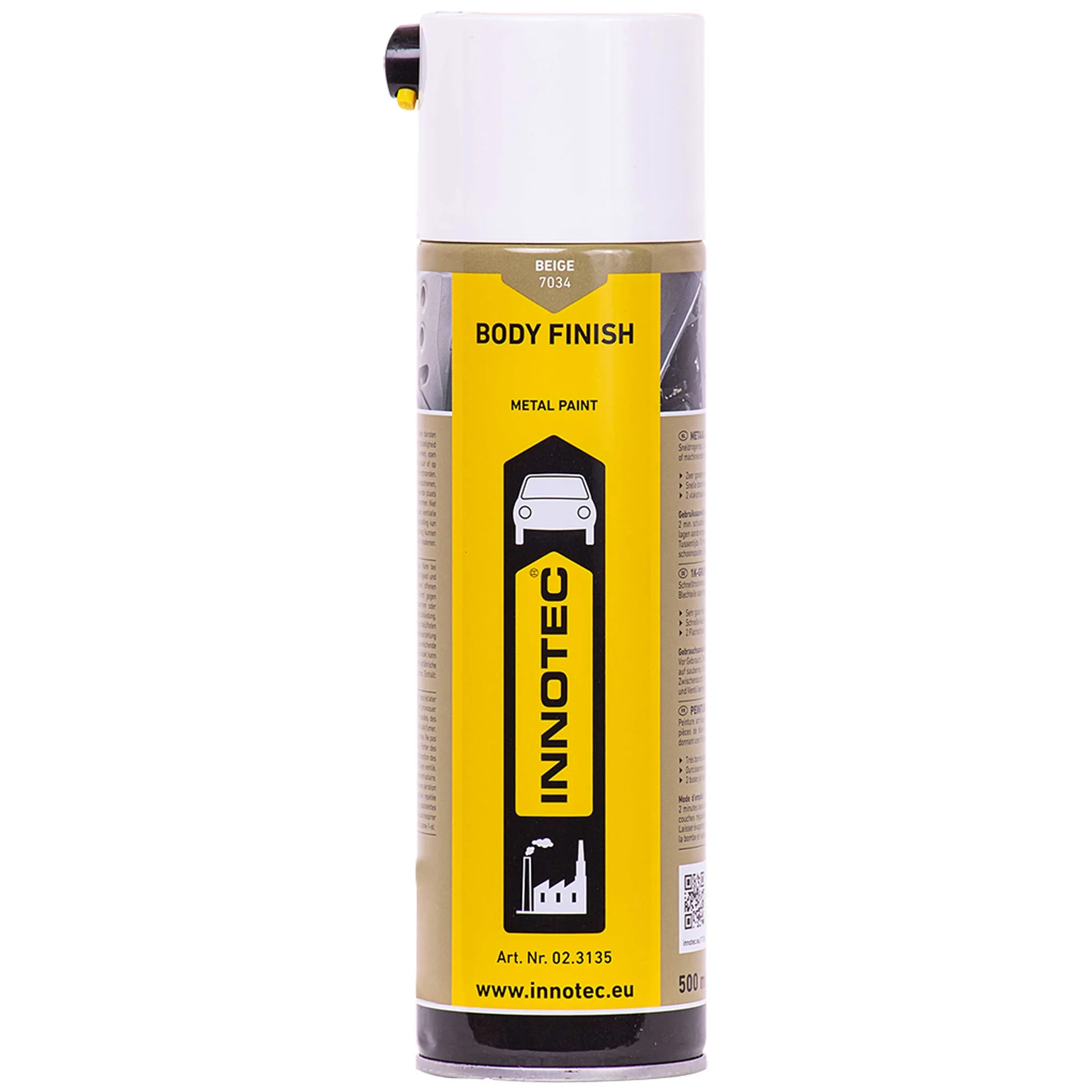 "Carrosserielak, beige lak, auto lak 500ml, carrosserie coating, auto lak spuitbus image"