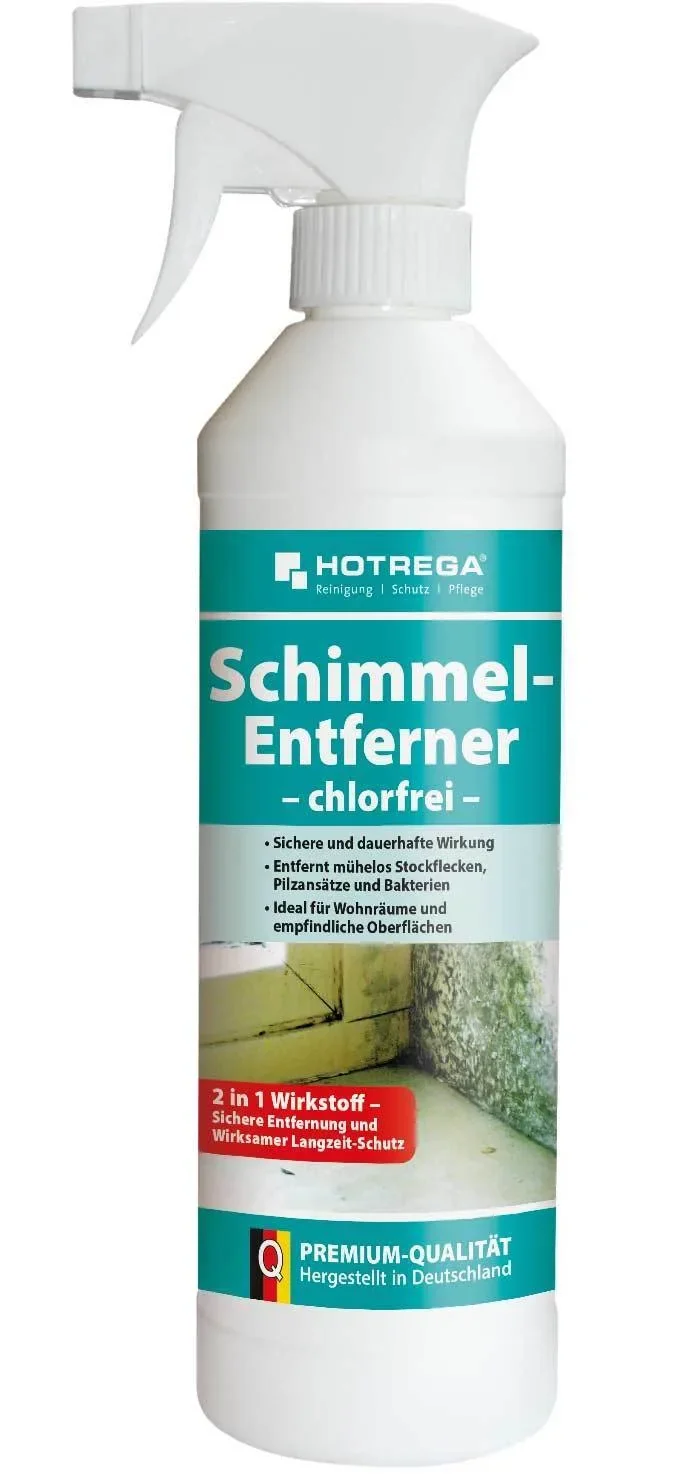 "Schimmel verwijderen spray 500ml, chlorvrij, schimmelbestrijding, spuitflacon image"
