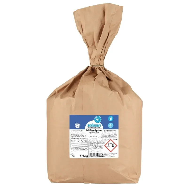Waspoeder wit en gekleurd 5kg, eco waspoeder, biologisch waspoeder