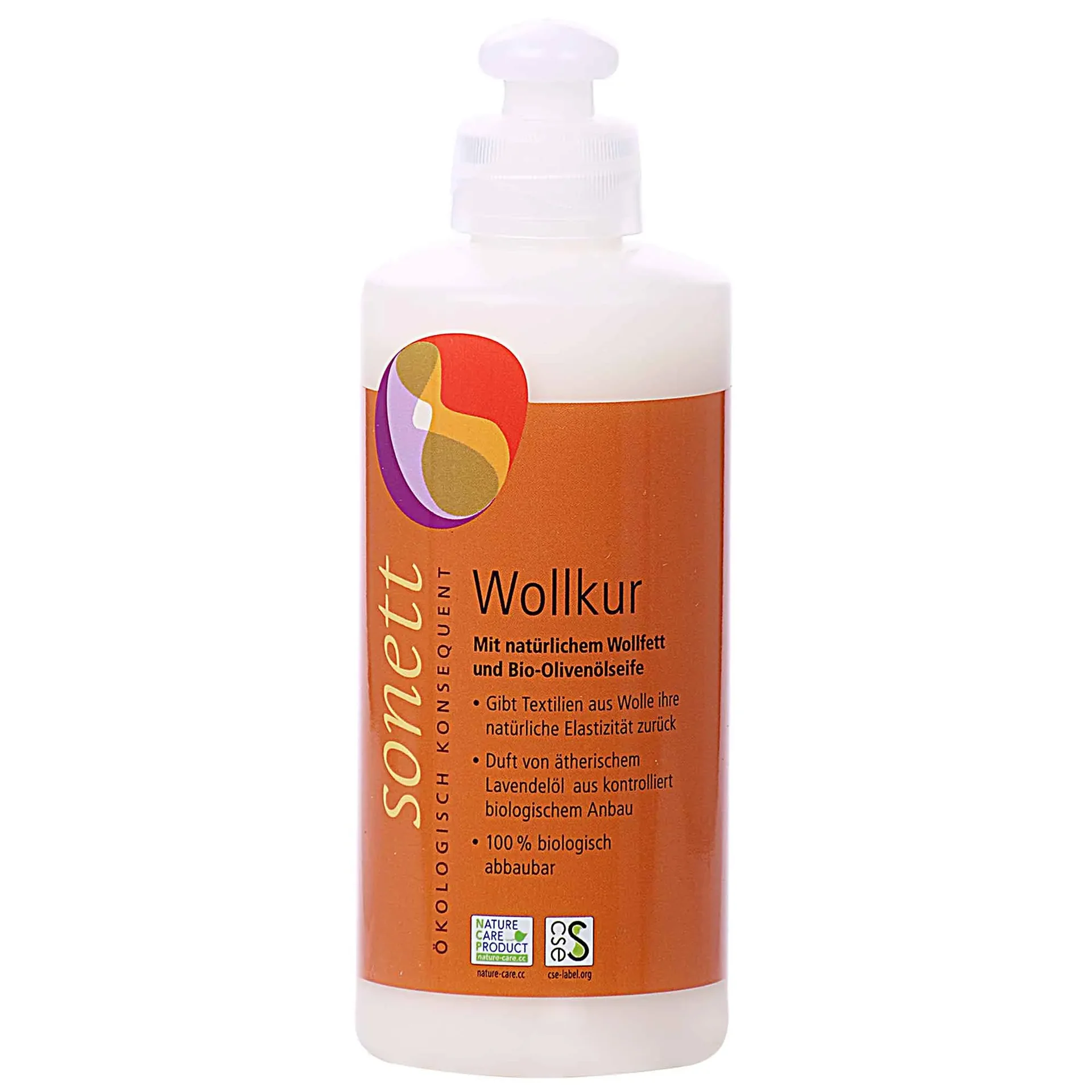 "Wolwasmiddel, wasmiddel wol, Sonett Wollkur 300 ml voor wol en fijne was image"