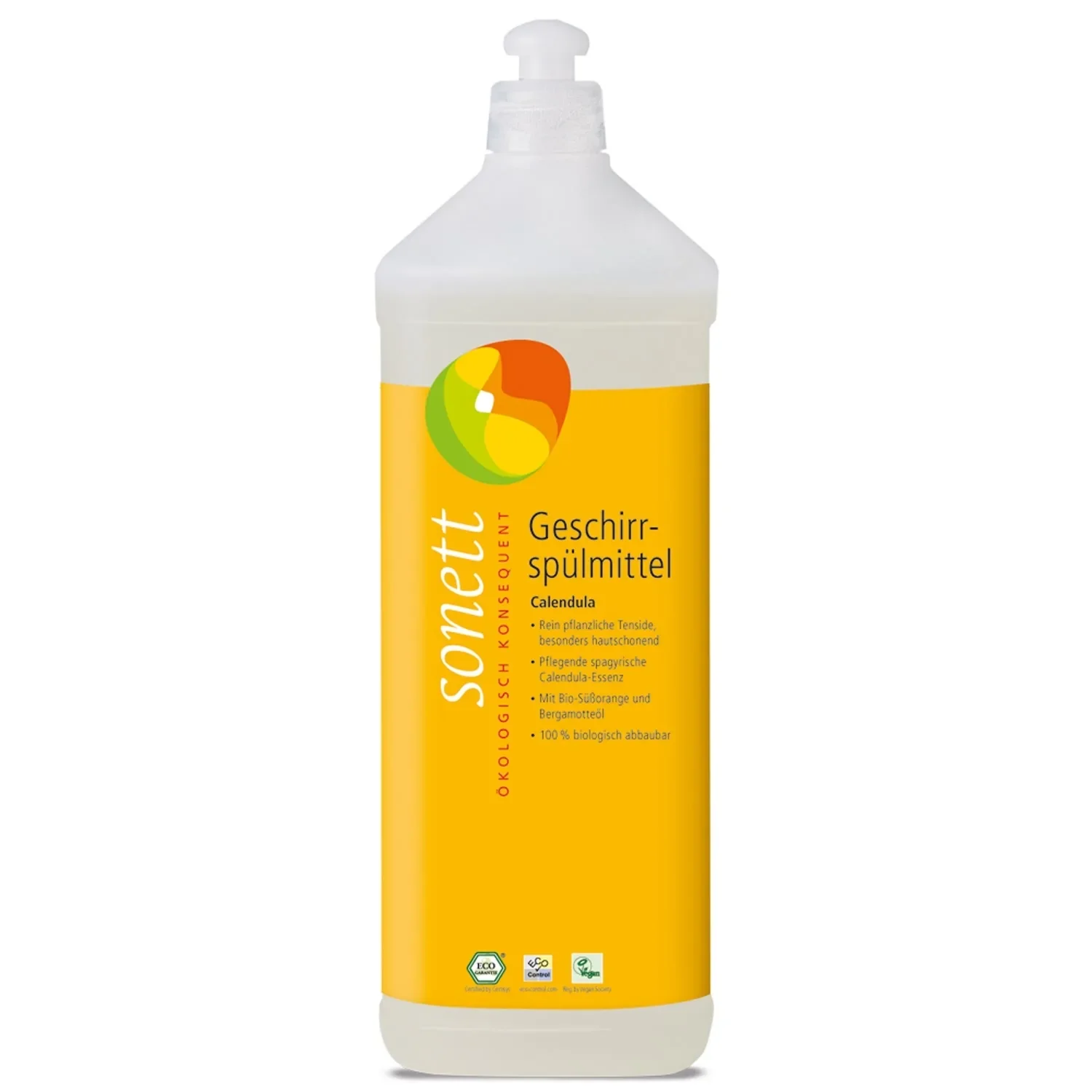 "Afwasmiddel calendula 1 Liter, natuurlijk afwasmiddel, ecologisch afwasmiddel image"