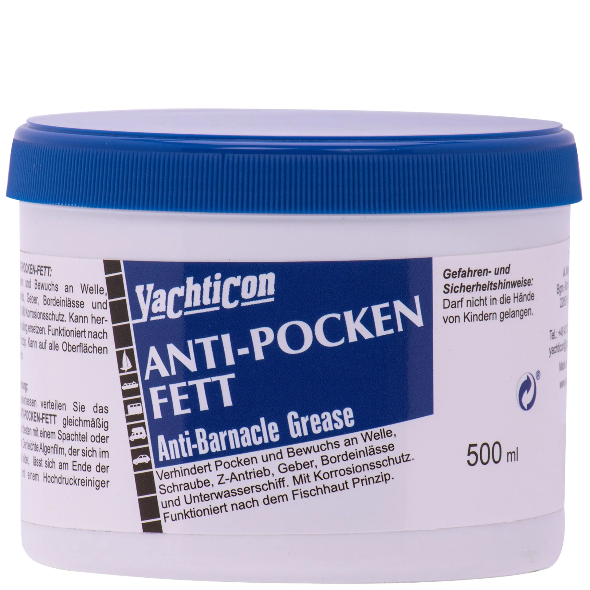 "Antifouling vet, aangroei voorkomen boot, onderhoud boot, 500 ml image"