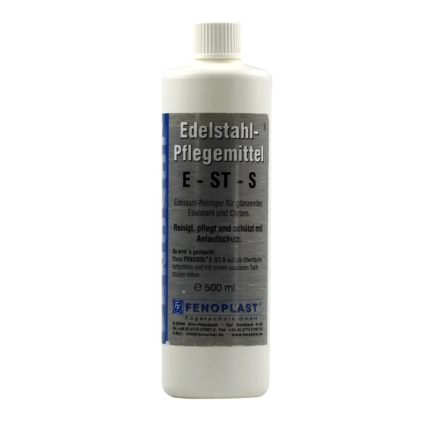 RVS reiniger, Fenosol Edelstahlreiniger E-ST-S 500ml, RVS onderhoud