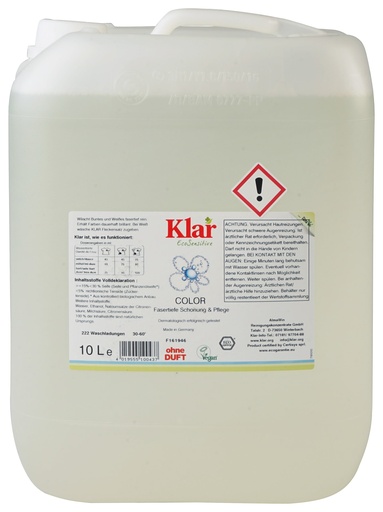 "Vloeibaar wasmiddel kleur, 10 liter, wasmiddel zonder parfum, kleurwasmiddel image"