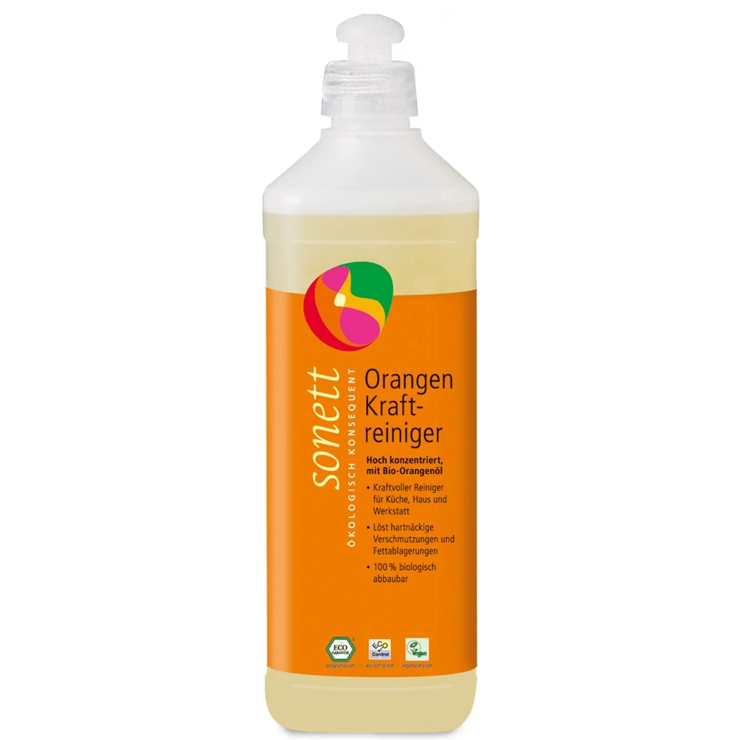 "Allesreiniger, schoonmaakmiddel, Sonett Orangen Kraftreiniger 500ml, natuurlijke reiniger image"