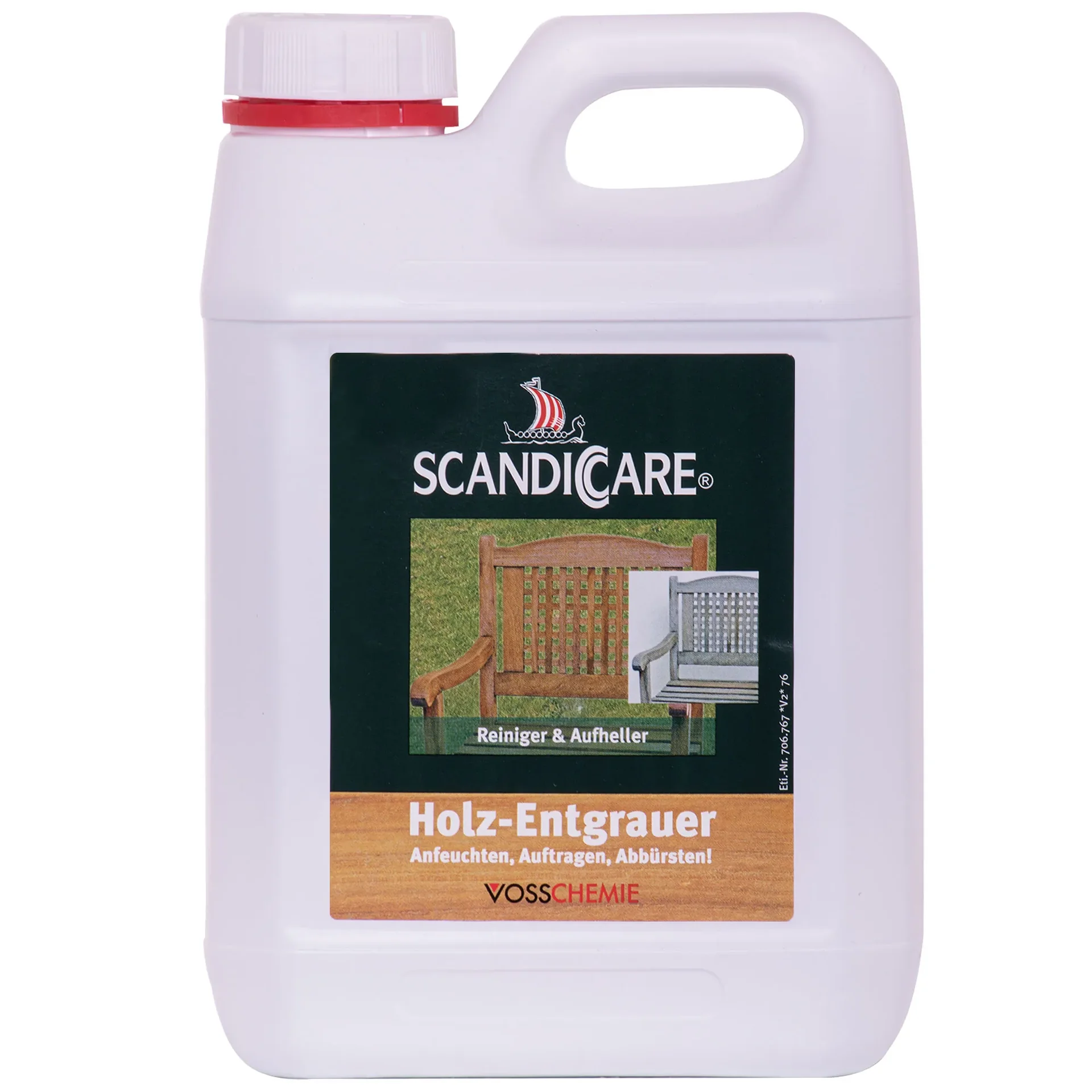 "Hout ontgrijzer 2,5 Liter, hout reinigen, verweerd hout herstellen image"