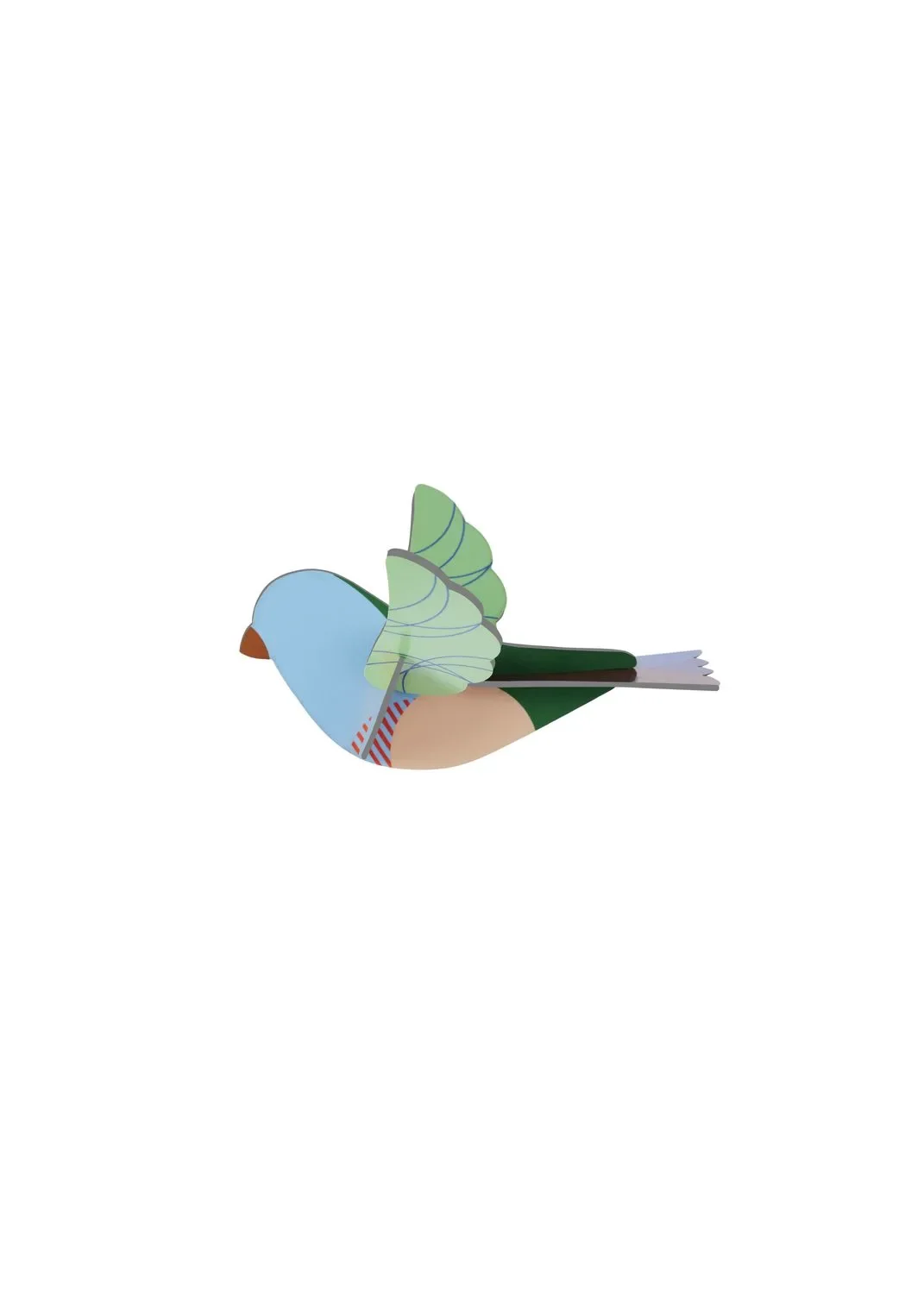 "Studio ROOF Ornament, Knutselpakket, 3D wandobject - Mus image"