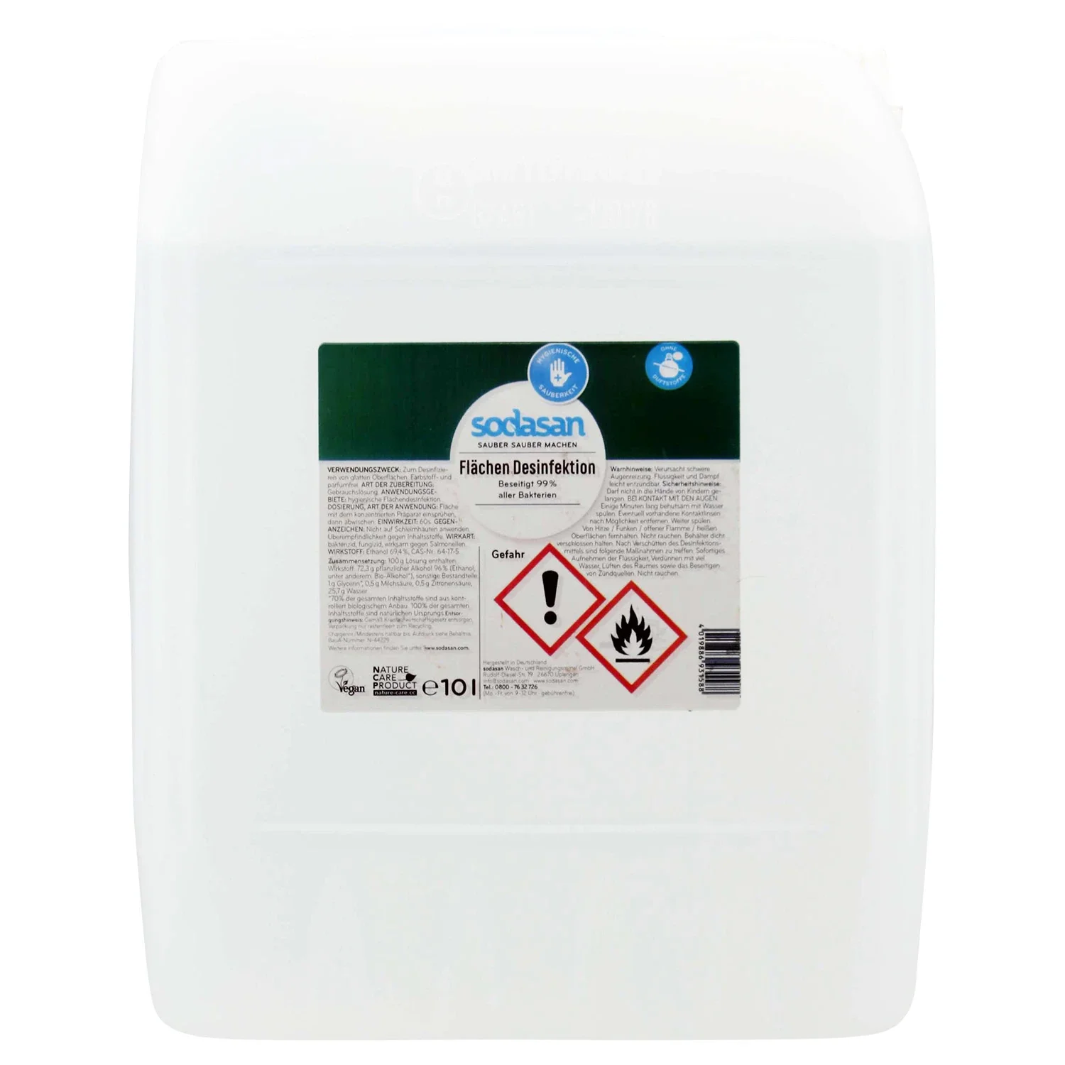"Desinfectiemiddel oppervlak, 10 liter vlakken desinfectie image"